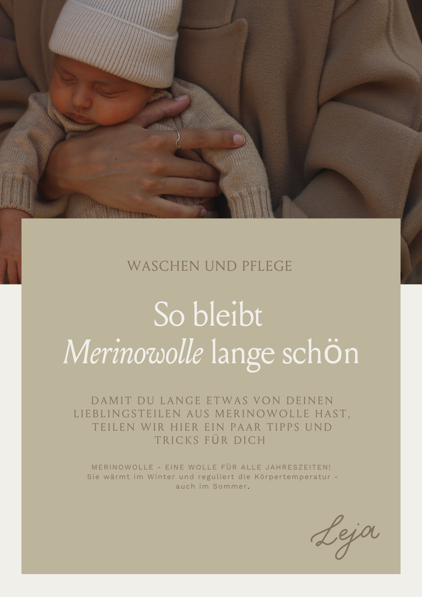 Waschen und Pflege von Merinowolle