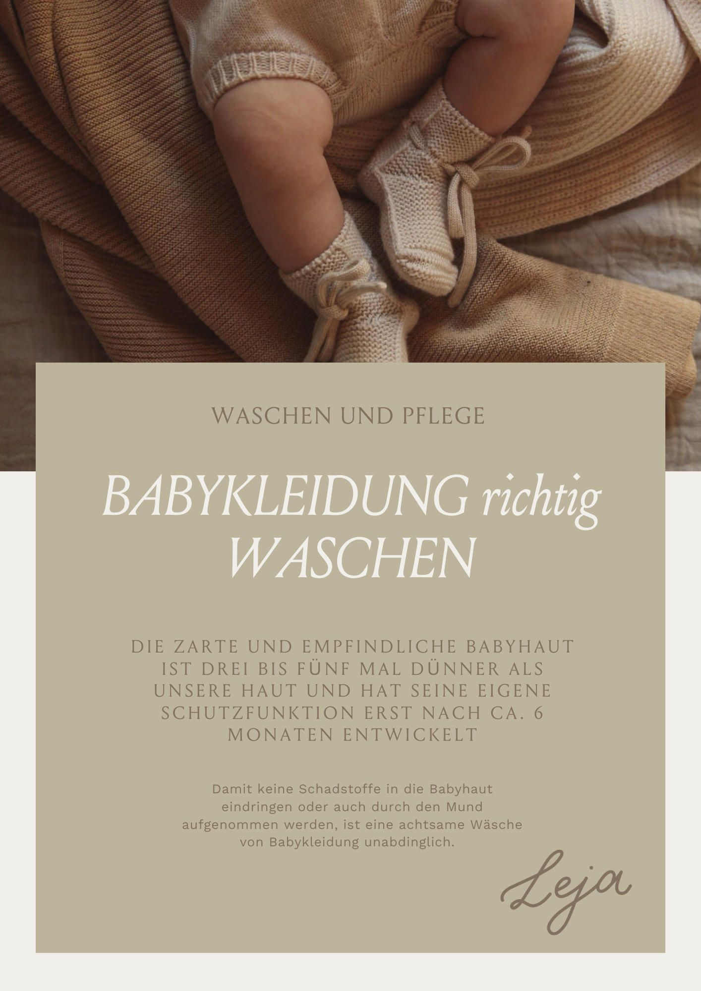 Babykleidung richtig waschen