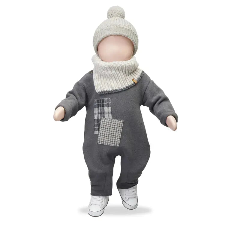 1 + in the Family - Overall "HUGO" | grey 1+ in the family