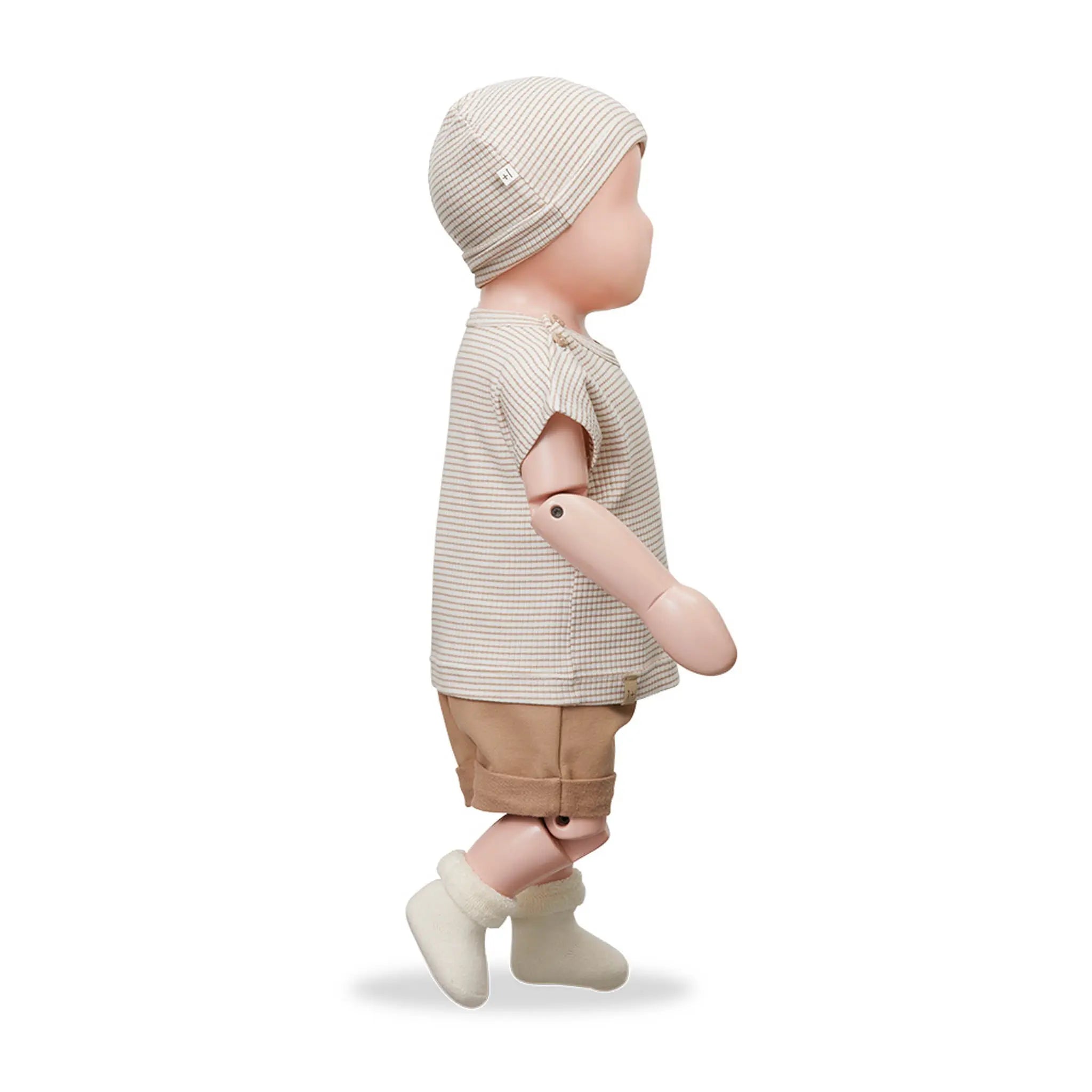 1 + in the Family - S.Sleeve T-Shirt "Jad" | clay-ivory 1+ in the family