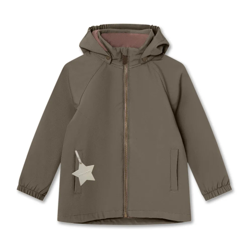 Mini A Ture - Softshell "MATADEN softshell jacket. GRS" | Tarmac green