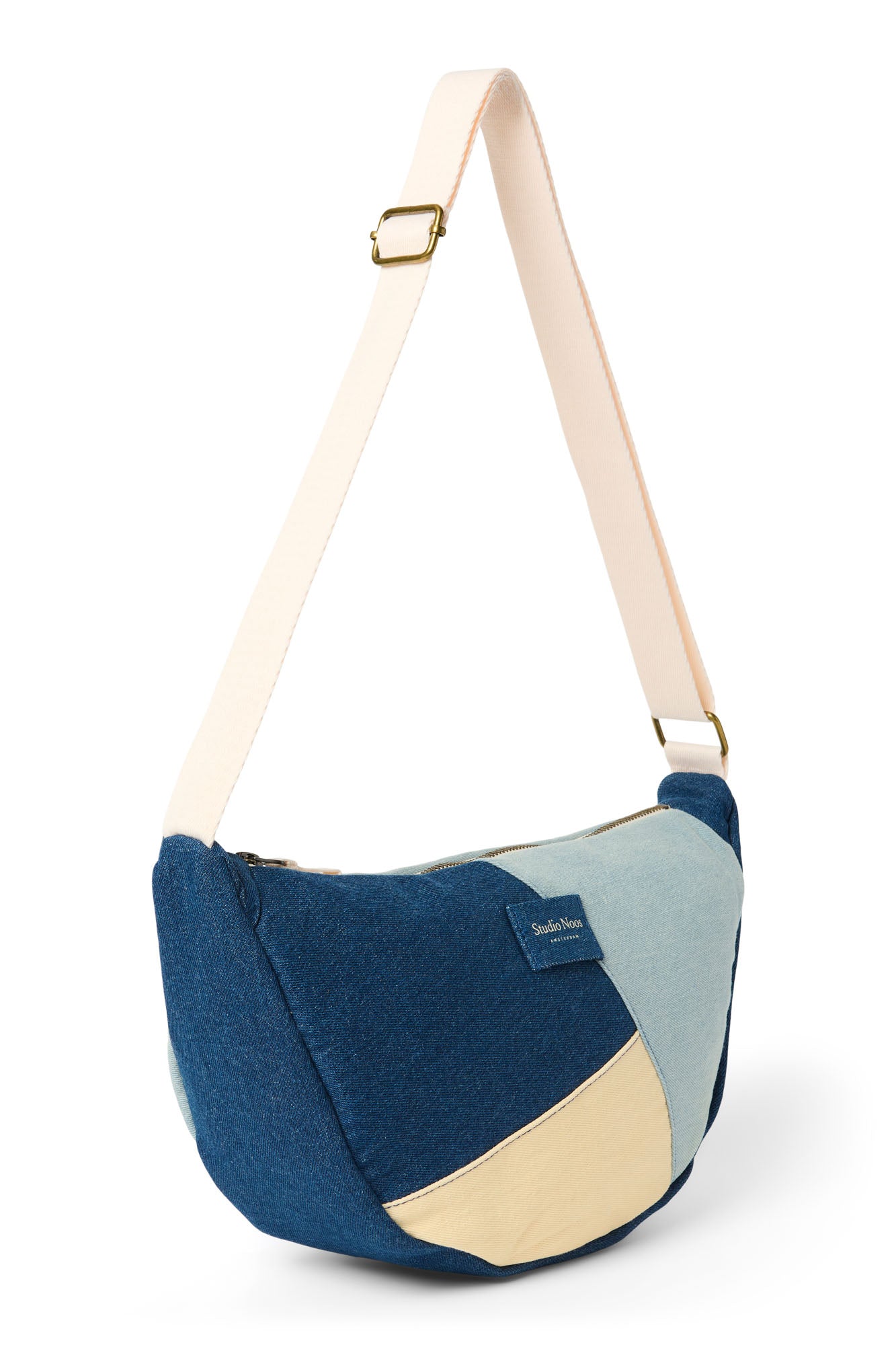 Studio Noos - Bauchtasche "Patchwork Adult Fanny Pack" | denim