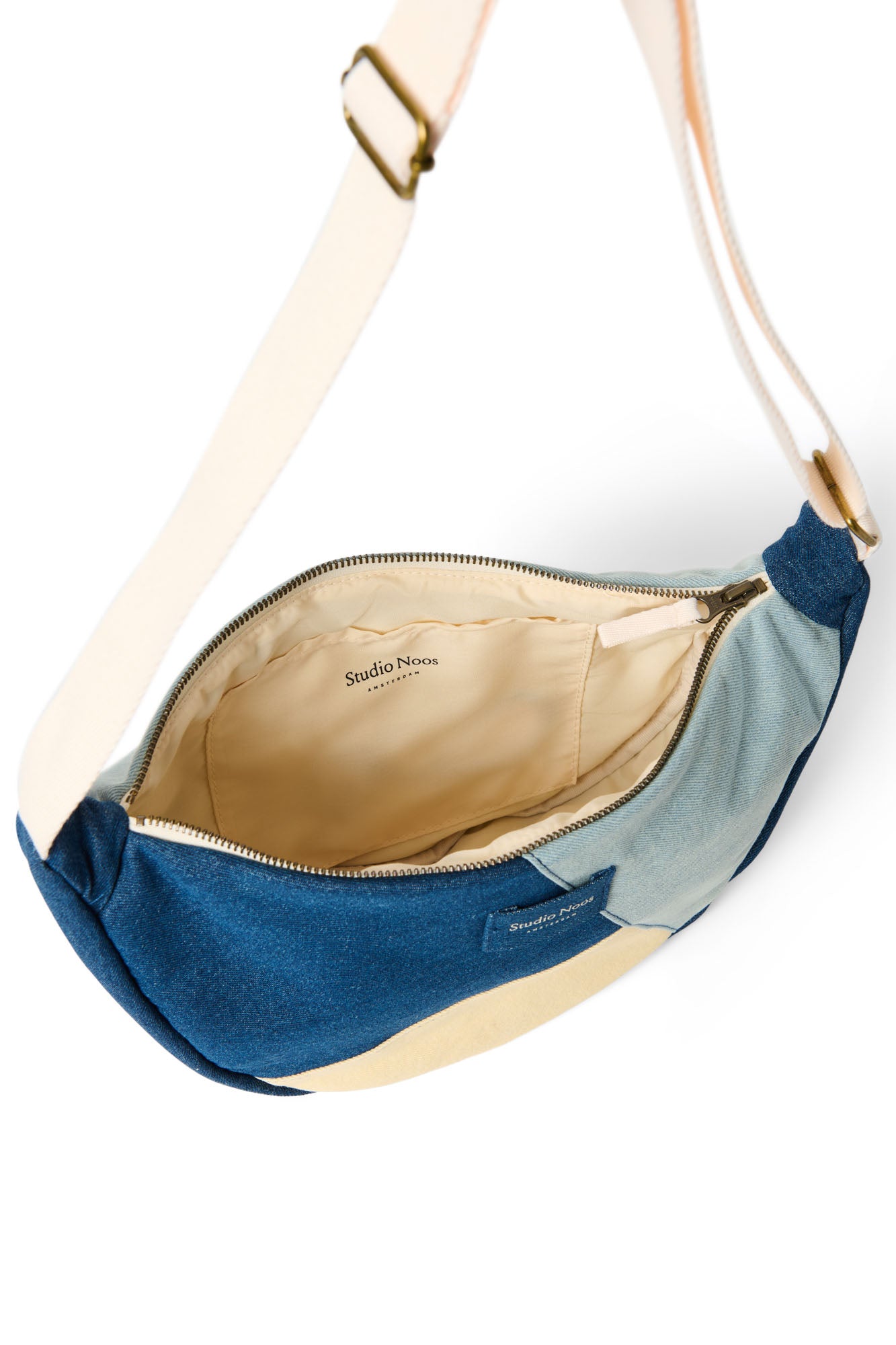 Studio Noos - Bauchtasche "Patchwork Adult Fanny Pack" | denim