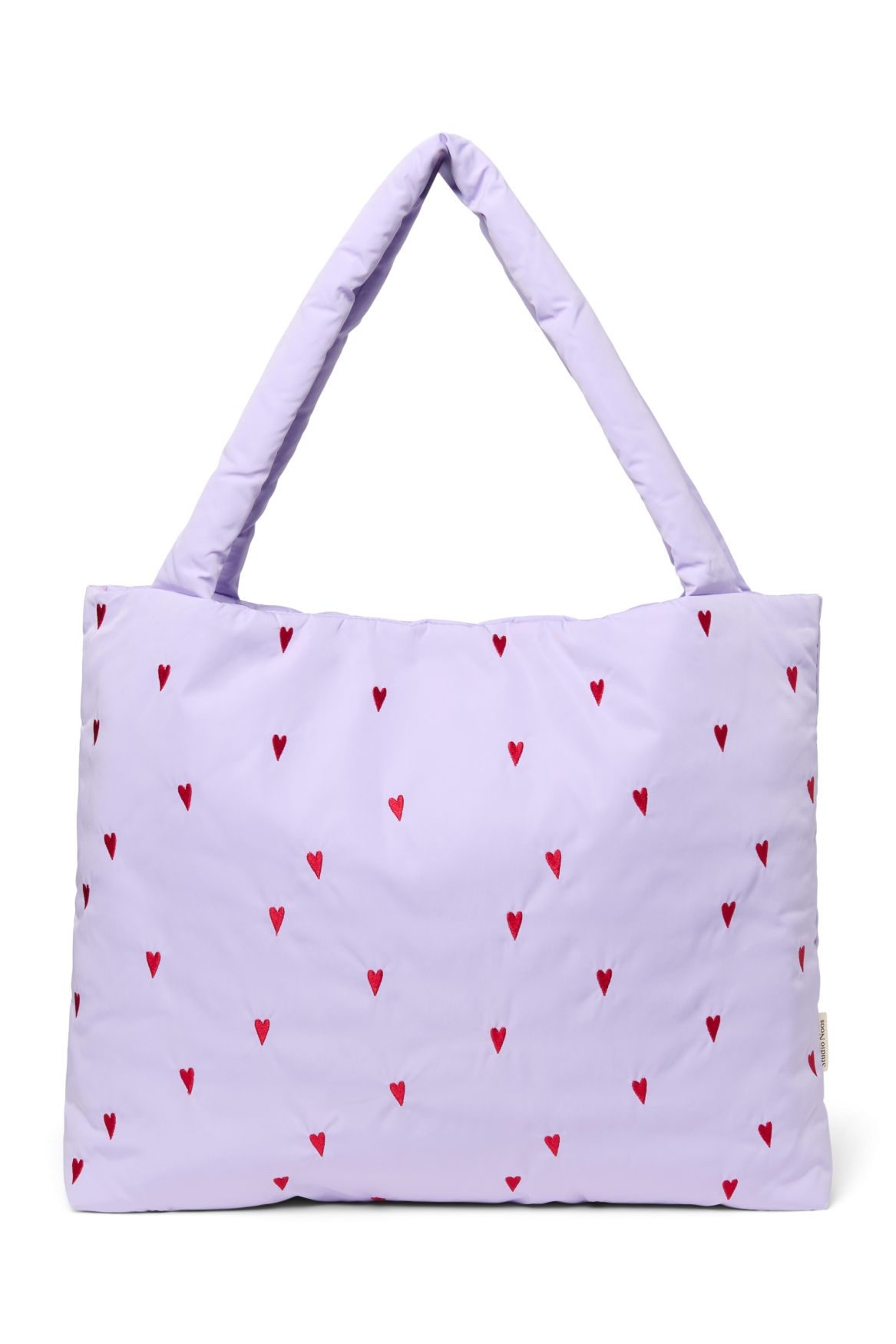 Studio Noos - Tasche "Puffy Mom Bag" | purple hearts