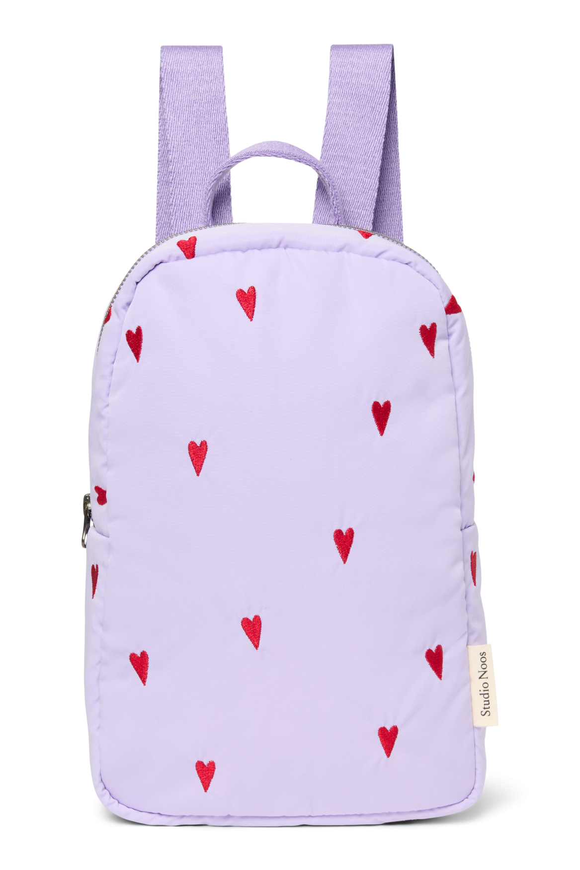 Studio Noos - Kinder Rucksack "Puffy Mini Backpack" | purple hearts