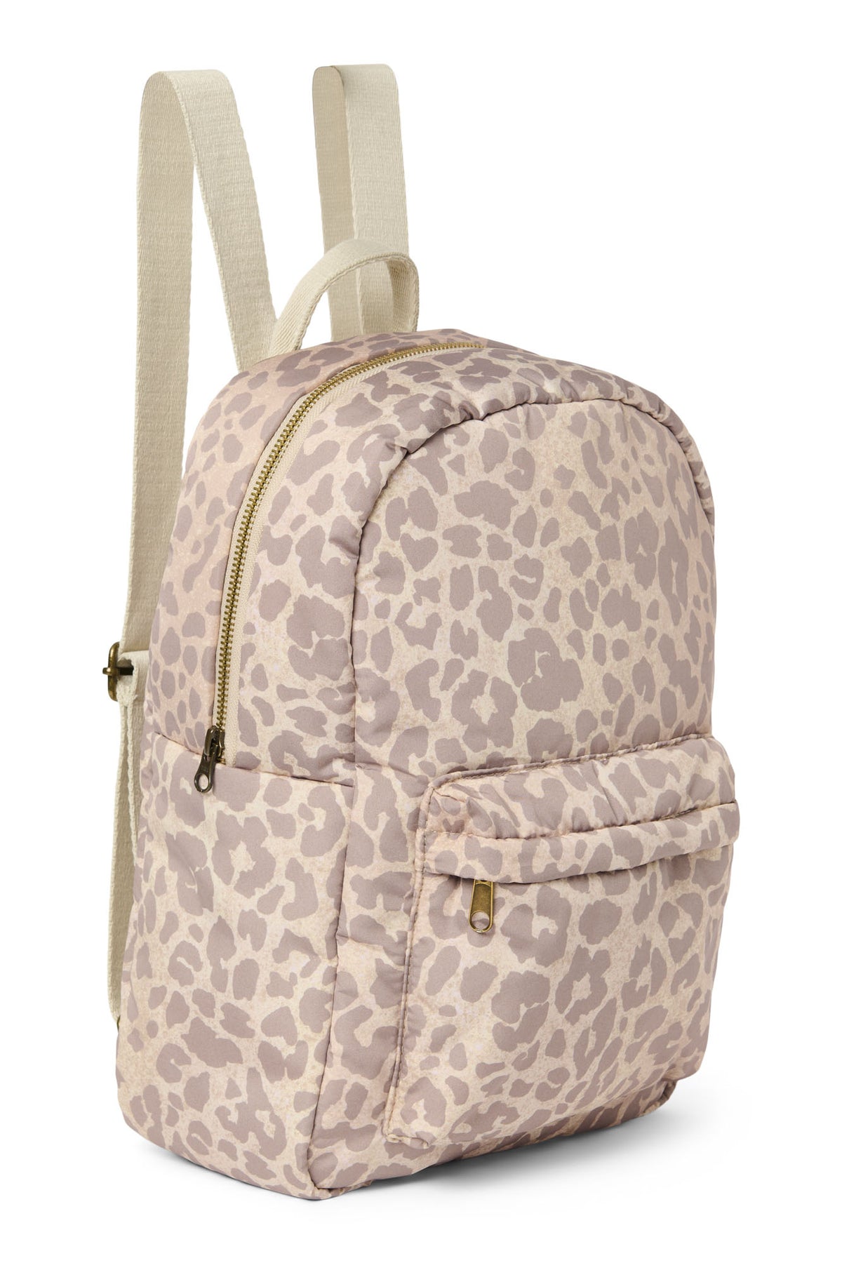 Studio Noos - Rucksack "Puffy Midi Backpack" | beige leopard