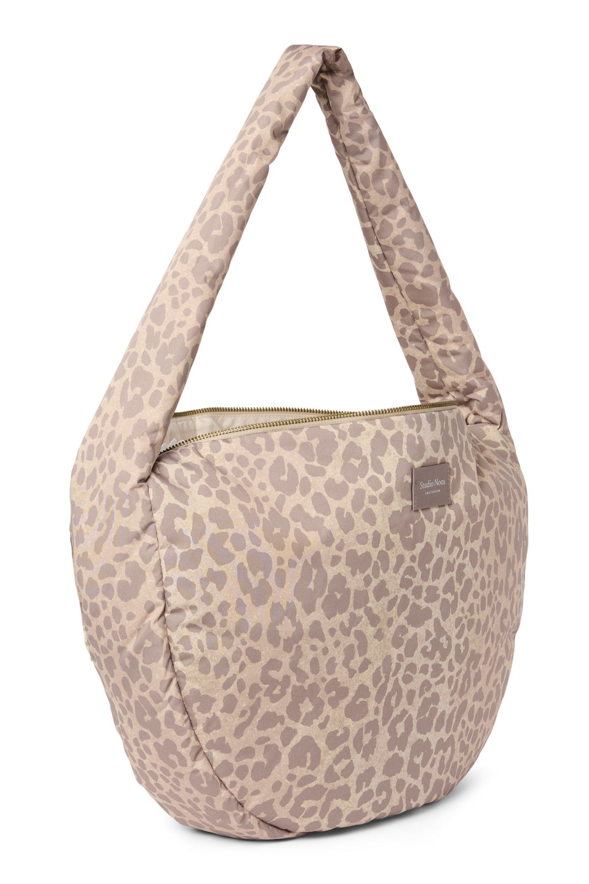 Studio Noos - Umhängetasche "Puffy Cross Body Bag" | beige leopard