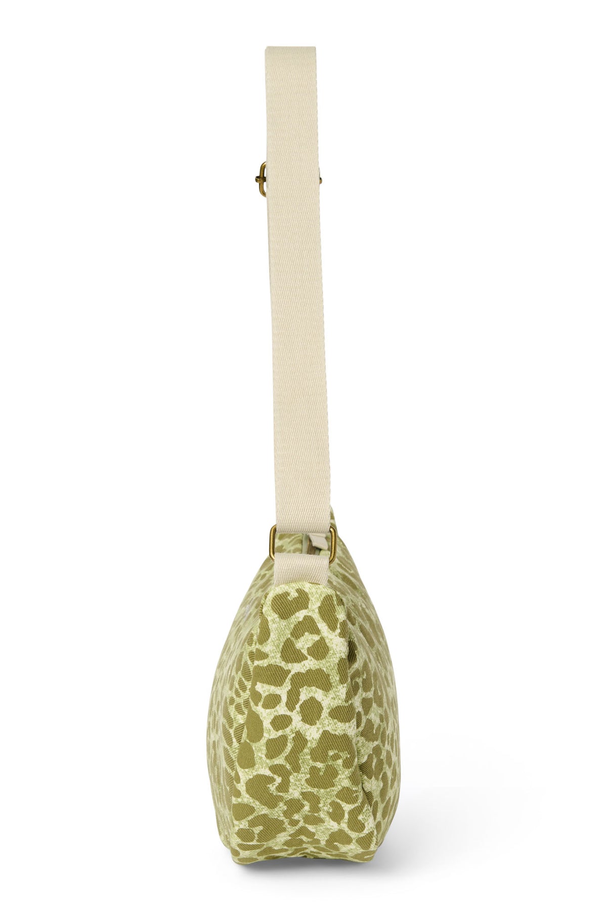Studio Noos - Bauchtasche "Cotton Twill Adult Fanny Pack" | green leopard