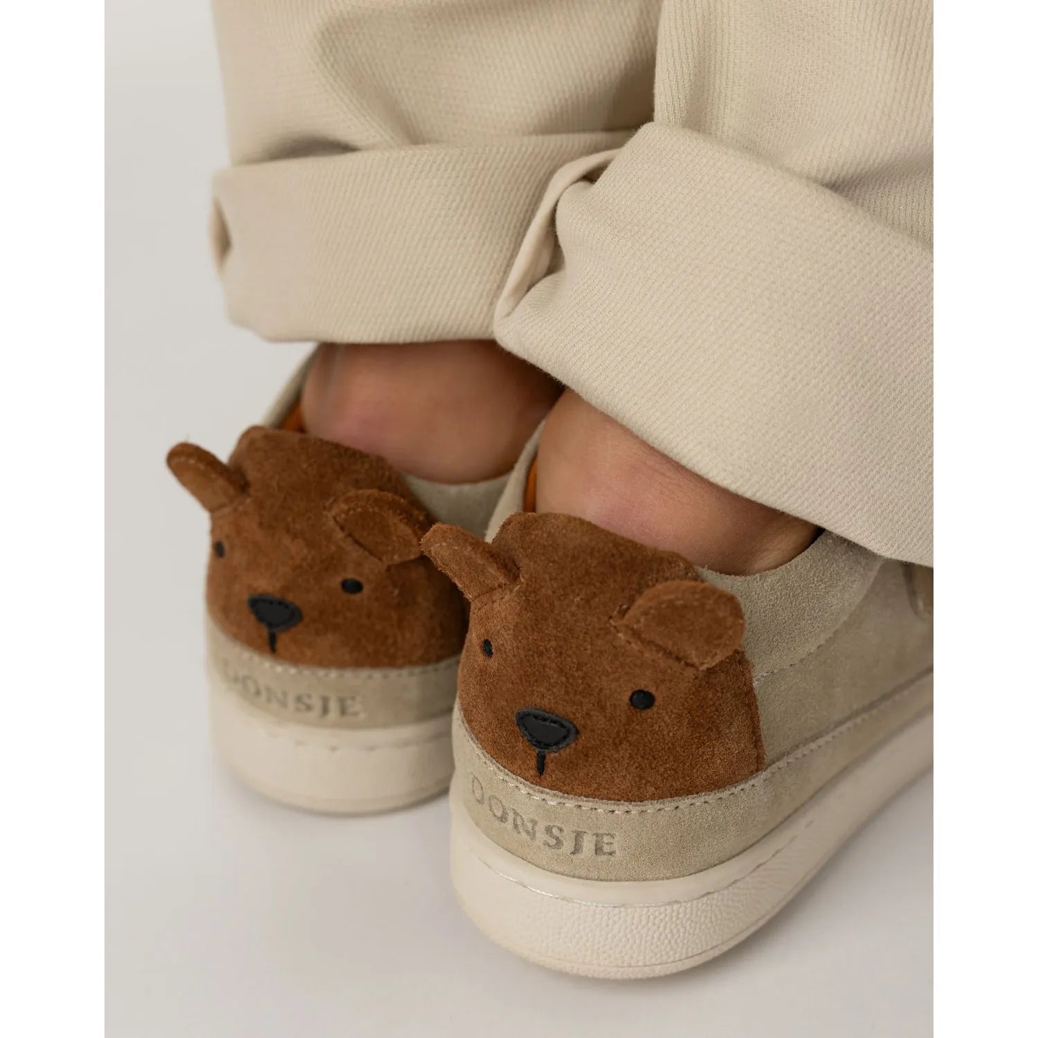 Donsje - Sneaker "Rinou Sneakers Bear" | taupe suede