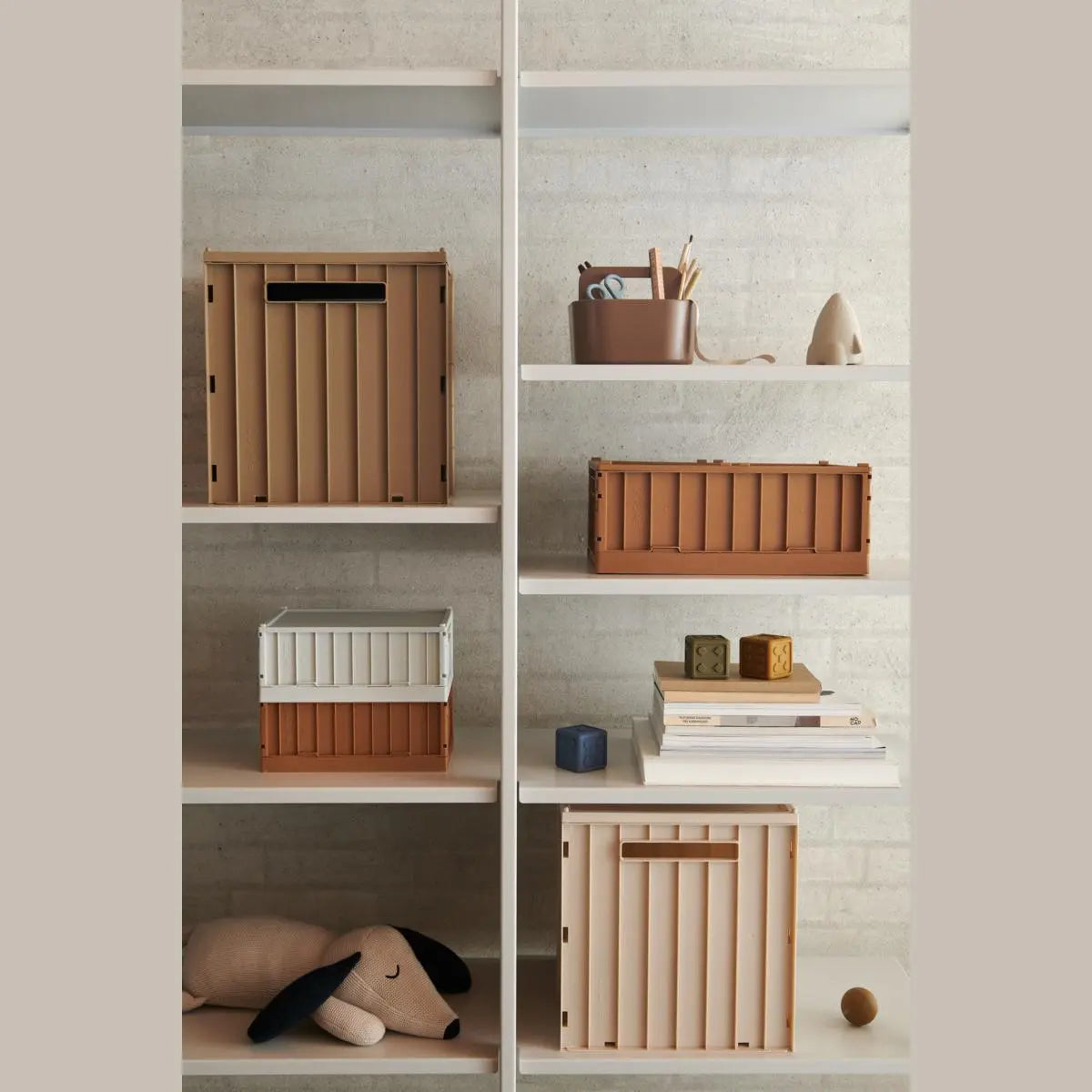 Liewood - Aufbewahrungskiste mit Deckel "Elijah Storage Box" | Sandy - Leja Concept Store