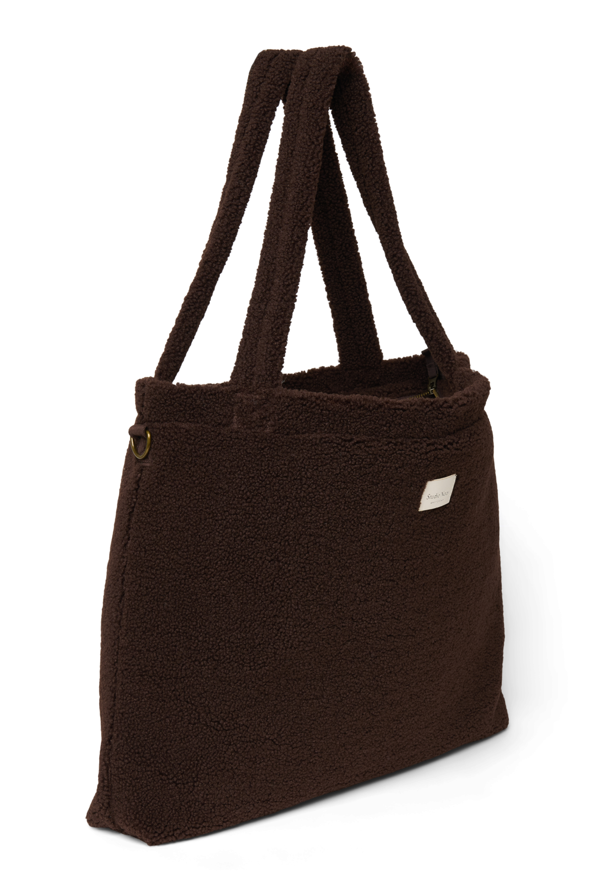 Studio Noos - Tasche "Rib Puffy Mom Bag" | dark brown