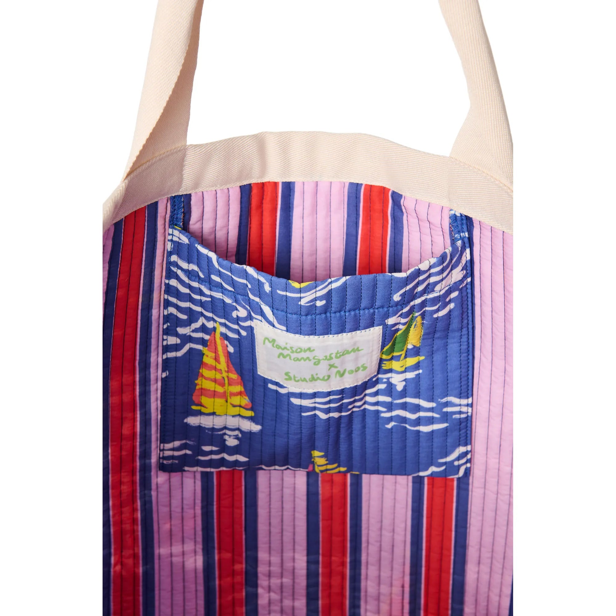Studio Noos x Maison Mangostan - Strand-Tasche "Beach Bag" | braces