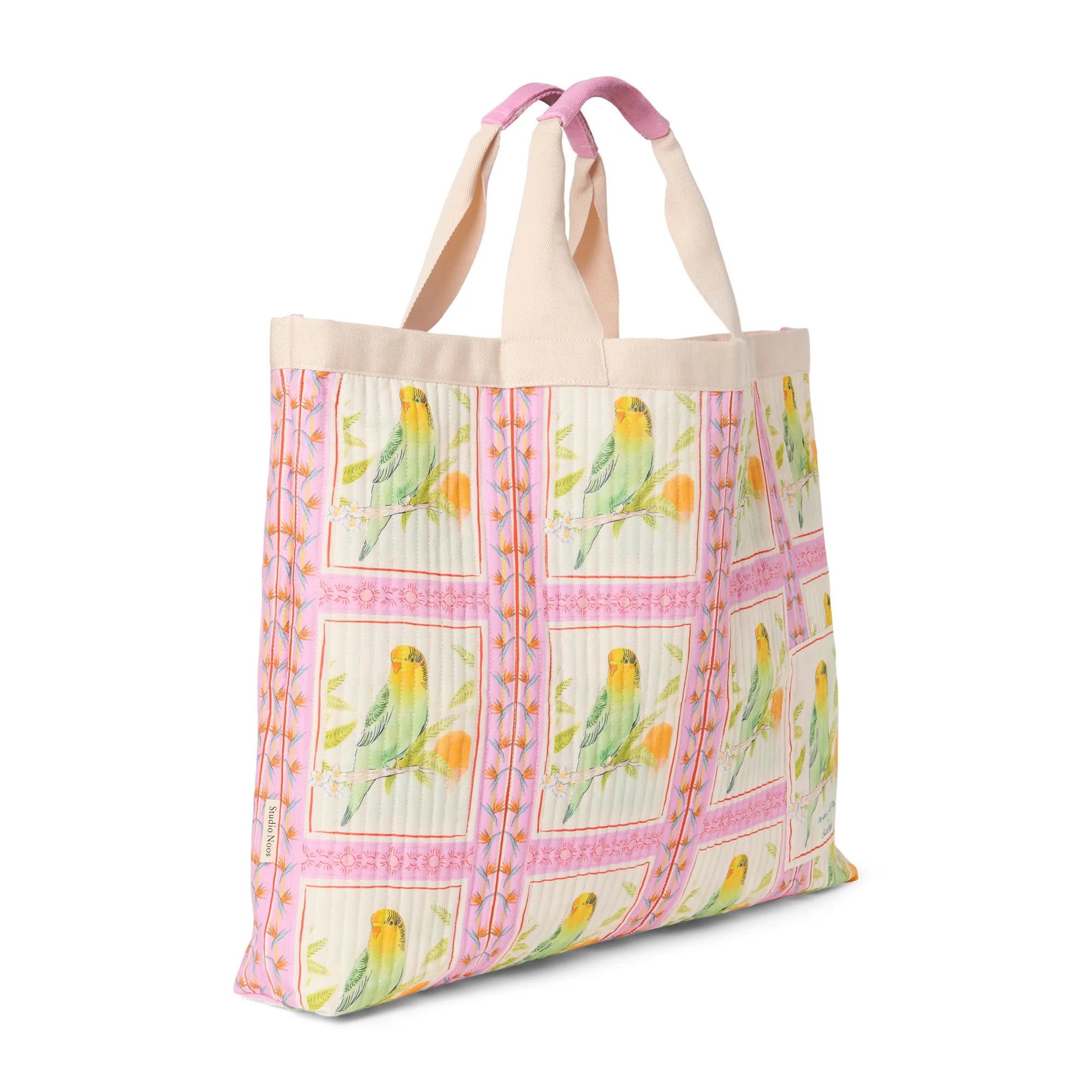 Studio Noos x Maison Mangostan - Strand-Tasche "Beach Bag" | birds
