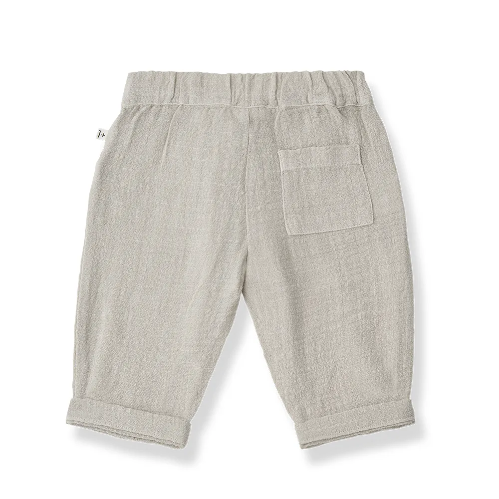 1 + in the Family - Hose "RUPIA Plain Rustic Muslin" | beige