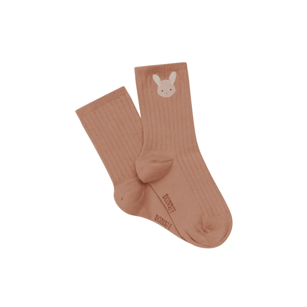 Donsje - Söckchen "Bell Socks Fluffy Bunny" | rose dawn