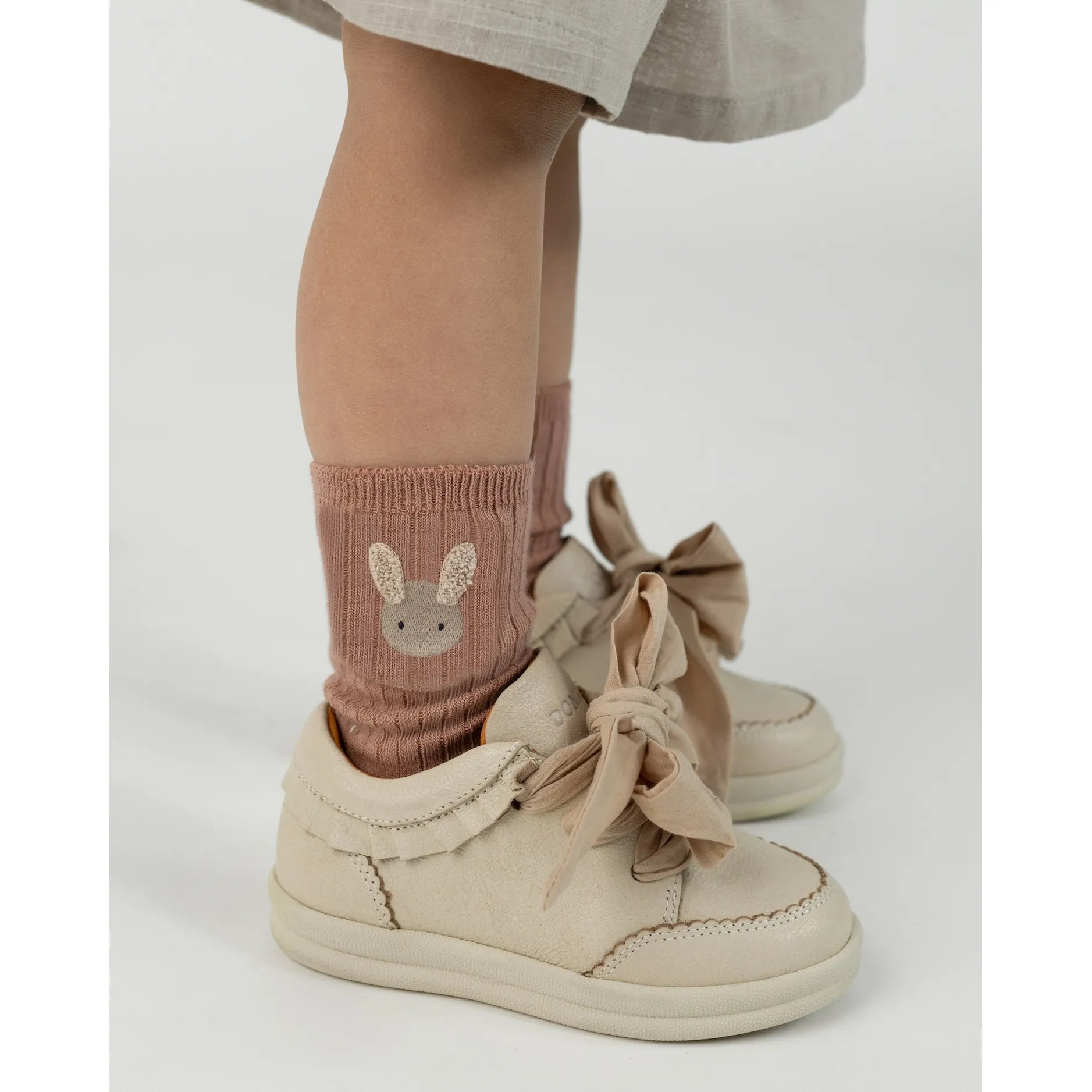 Donsje - Söckchen "Bell Socks Fluffy Bunny" | rose dawn