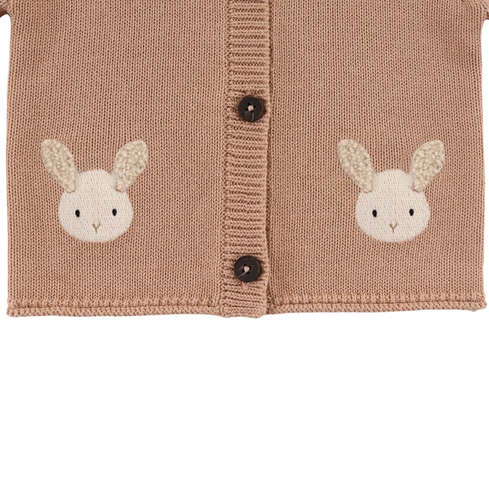 Donsje - Cardigan "Danta Cardigan Fluffy Bunny" | rose mocha