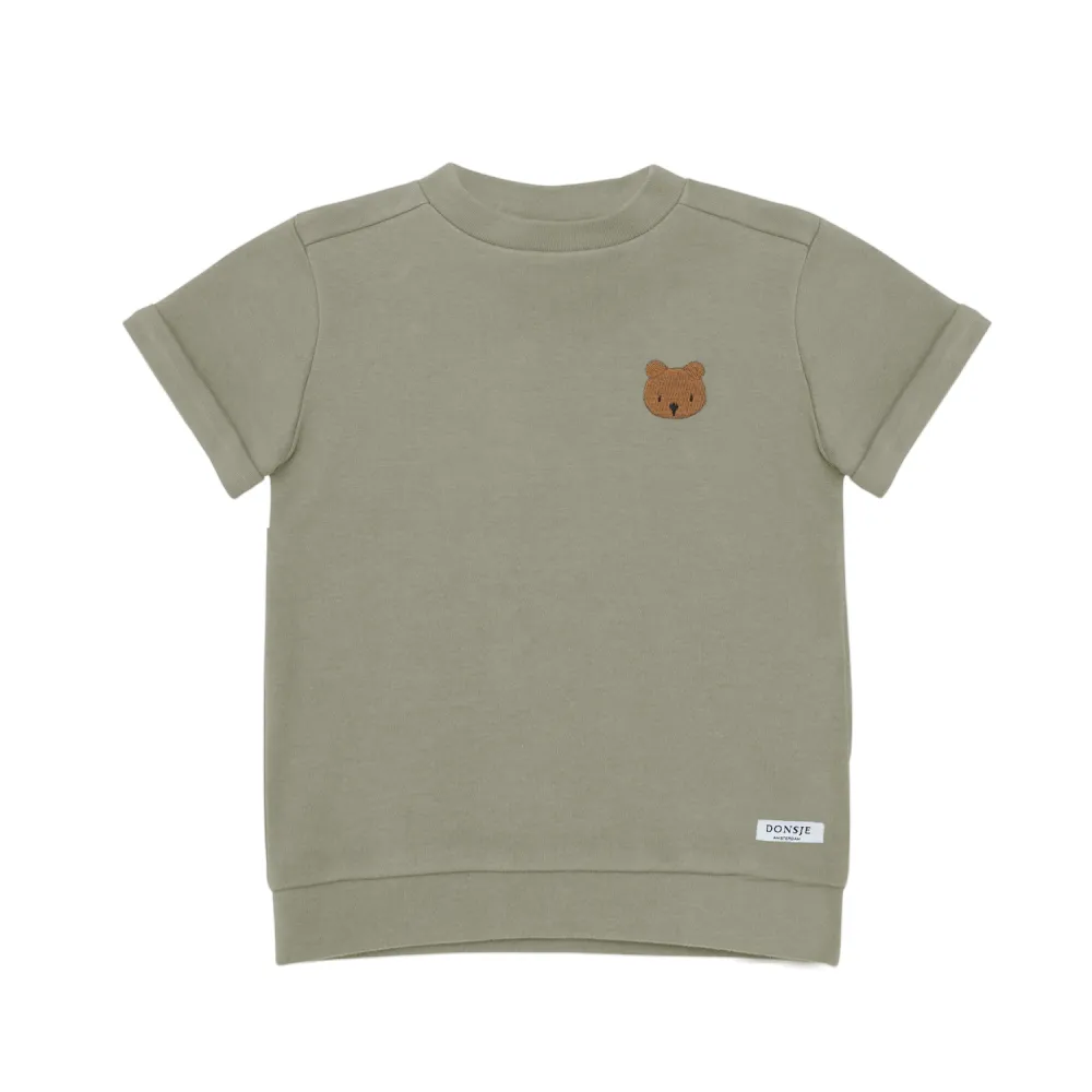 Donsje - T-Shirt "Jarne T-shirt Bear" | dusty green