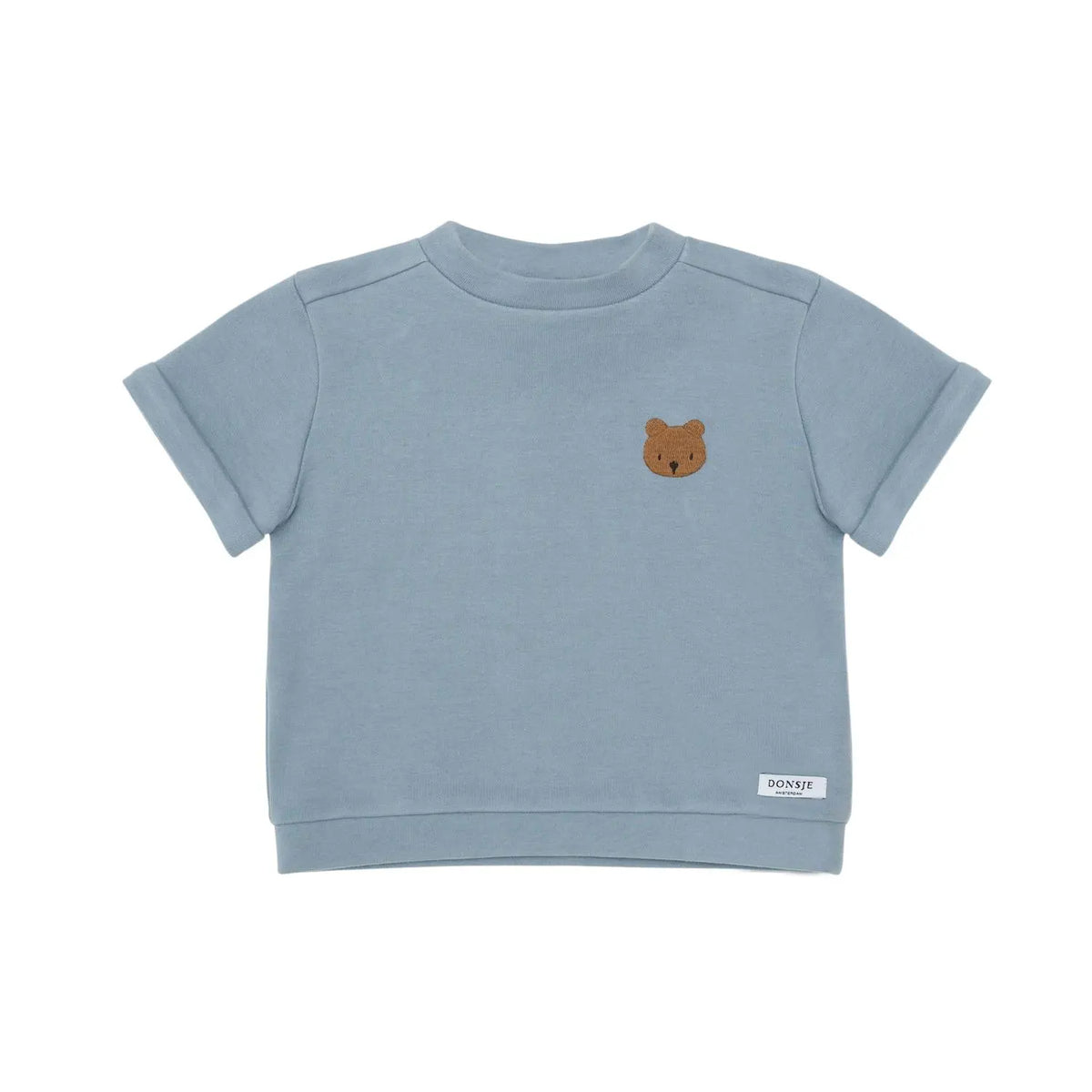 Donsje - T-Shirt "Jarne T-shirt Bear" | foggy blue