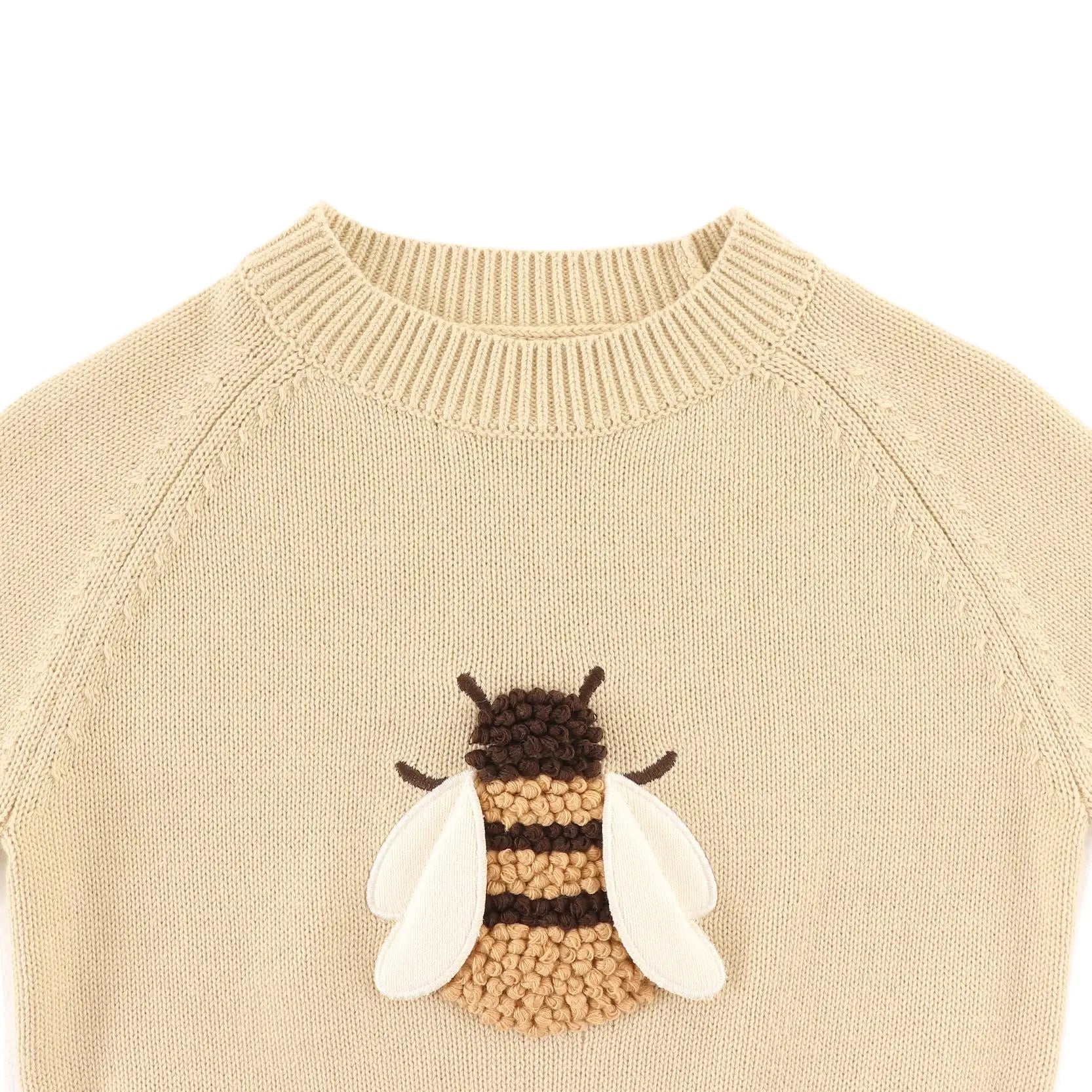 Donsje - Sweater "Valenthe Sweater Bee" | biscuit