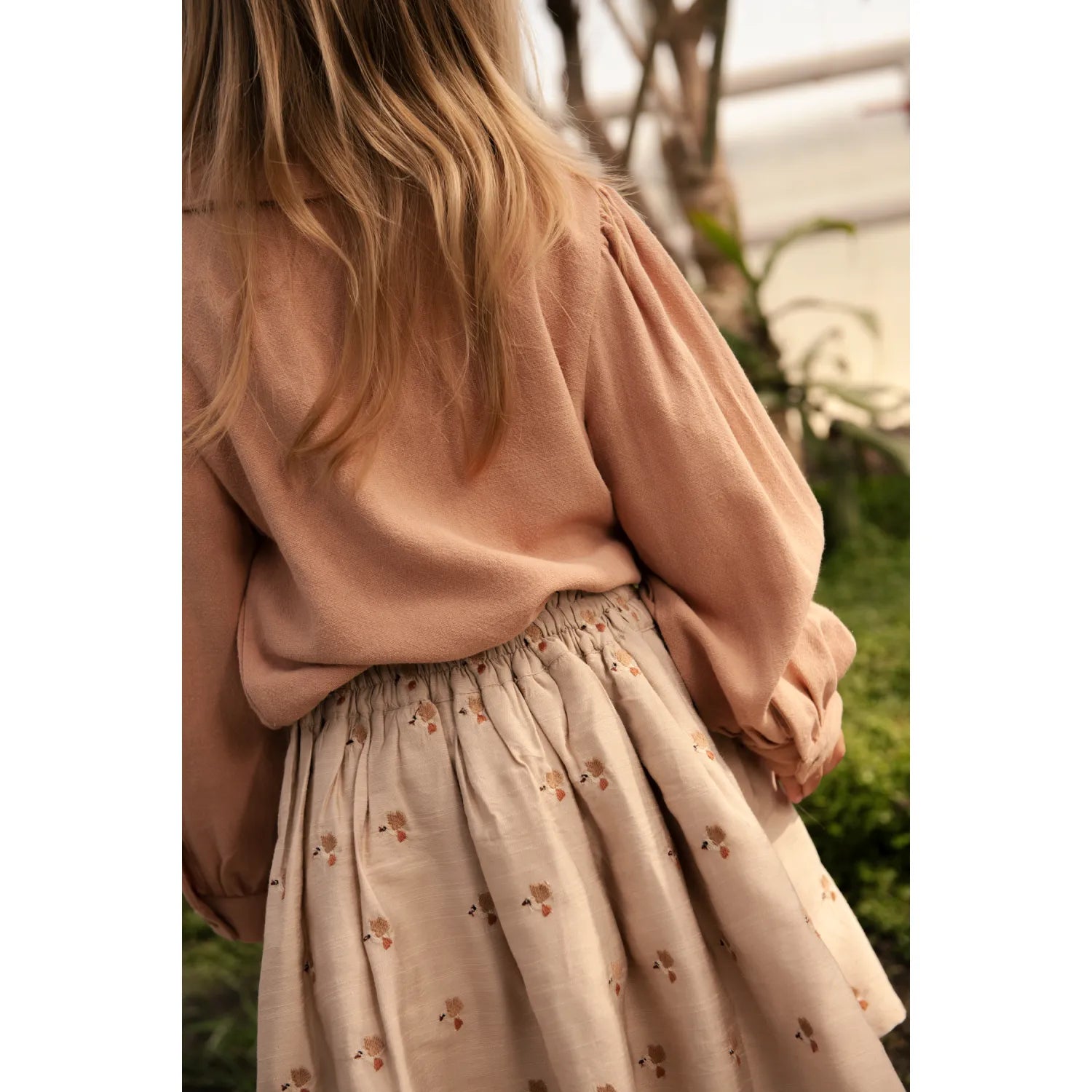Donsje - Rock "Cayley Skirt Hummingbirds" | soft taupe
