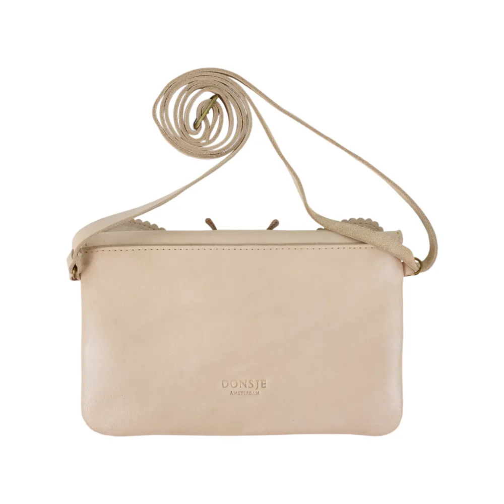 Donsje - Tasche "Brandi Purse - Shimmer Libelle" | powder metallic nubuck