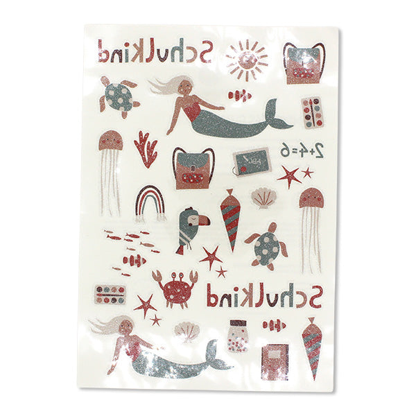 Ava & Yves - Kindertattoo-Set Schulkind "Under the Sea - Schulkind“
