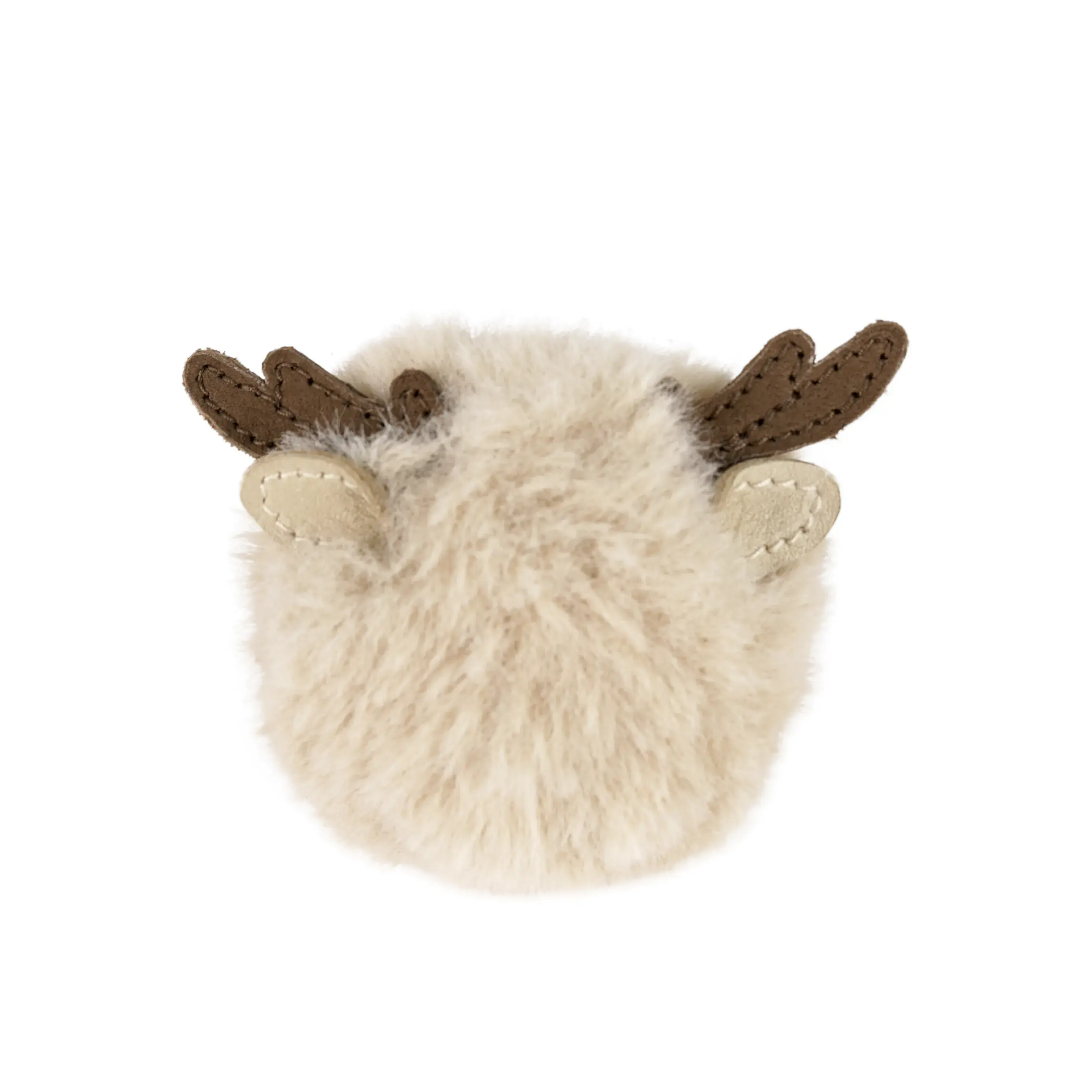 Donsje - Clip "Ploto Hairclip Reindeer" | light beige soft faux fur