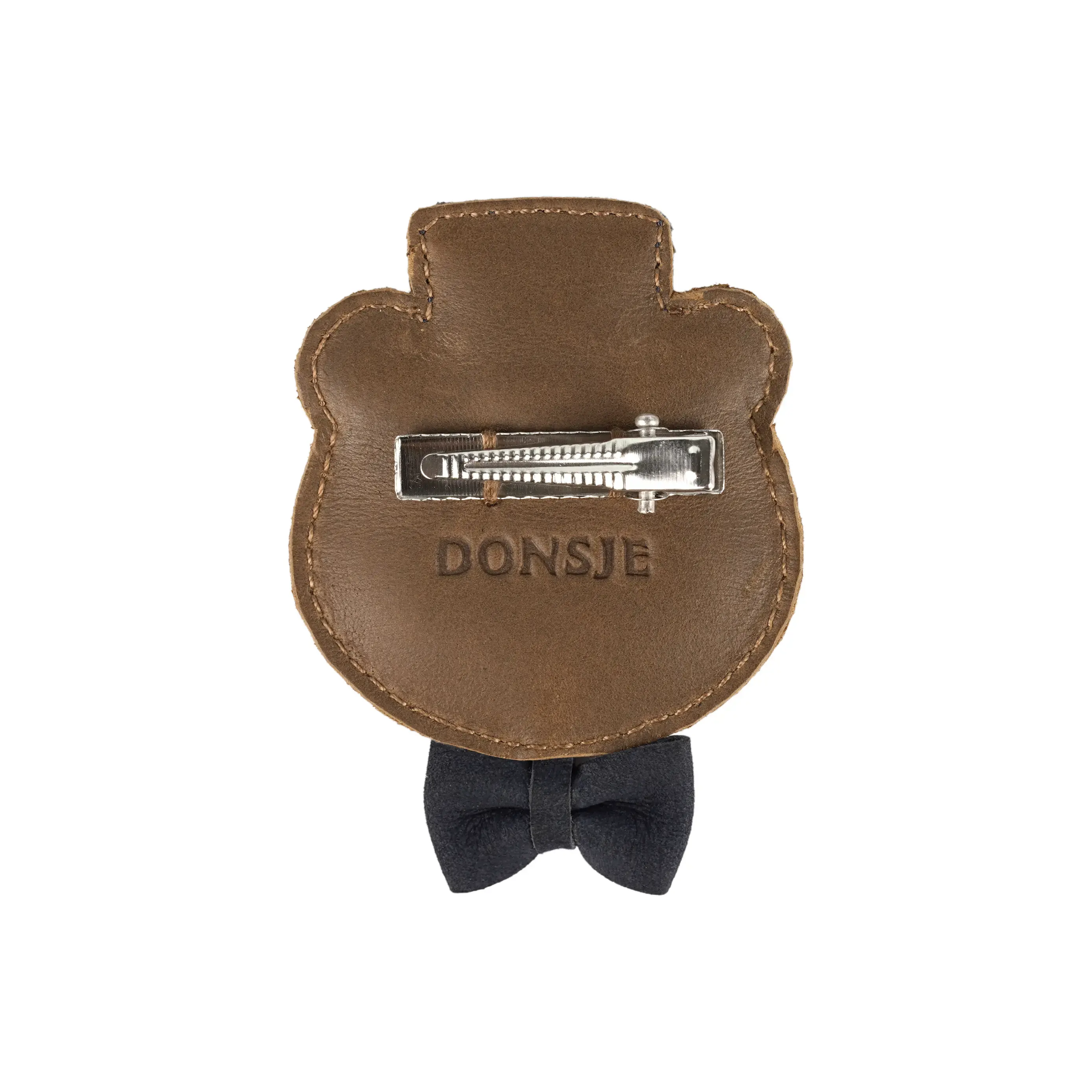 Donsje - Clip "Ceesie Clip Bear" | cognac classic leather
