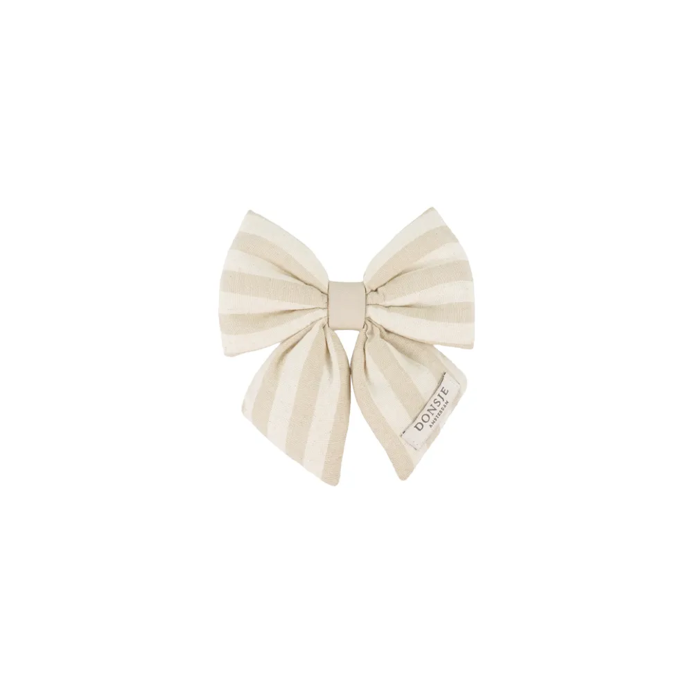 Donsje - Clip "Klasina Clip" | Ivory - Off-White Striped