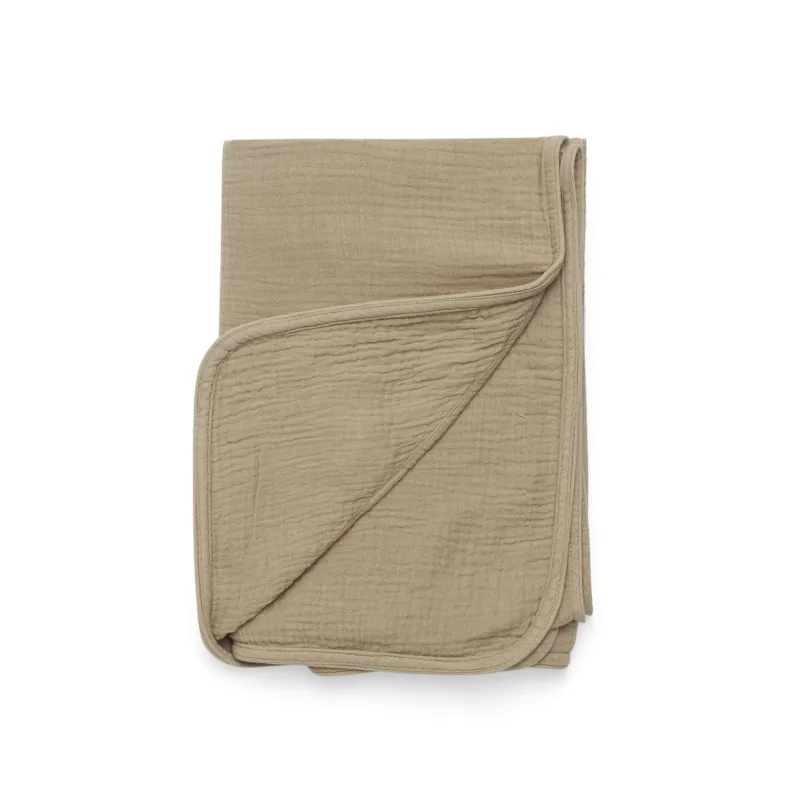 Donsje - Decke "Ploekie Muslin Blanket XL Bear" | taupe