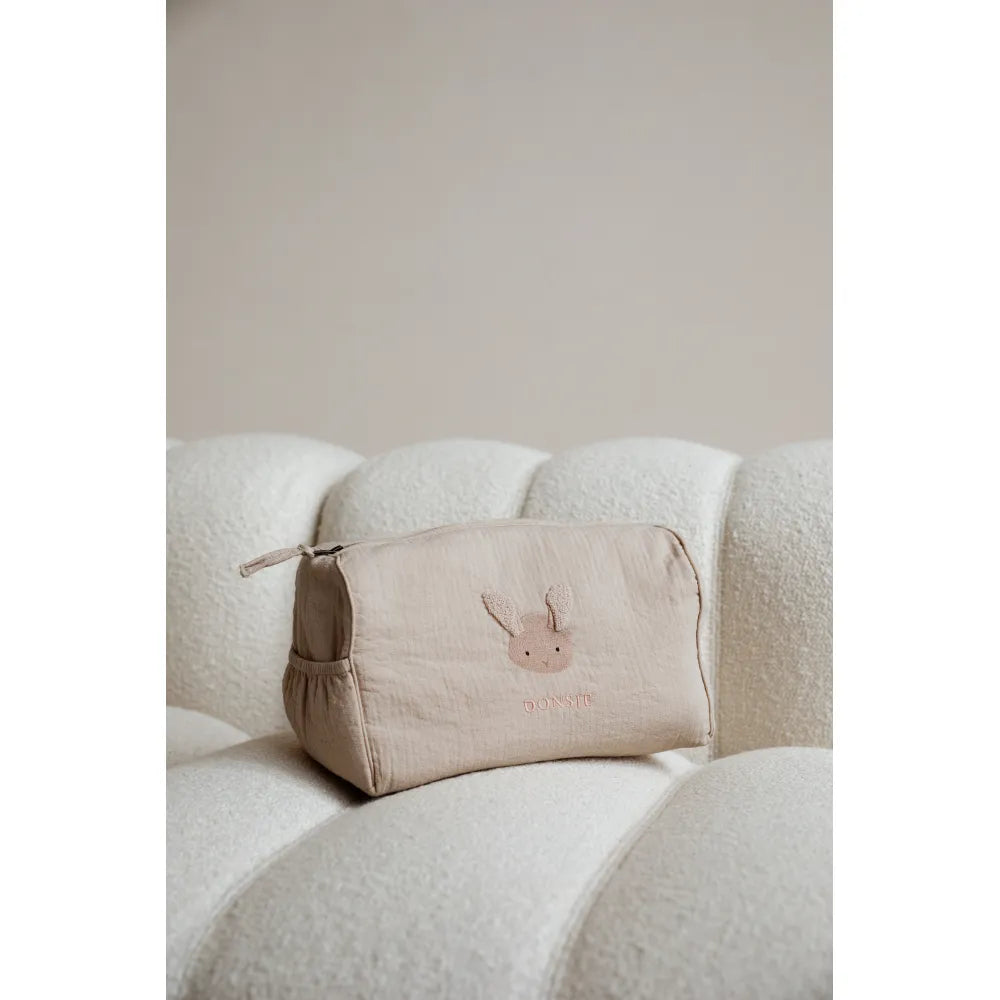 Donsje - Kosmetiktasche "Tebbe Washbag Fluffy Bunny" | vintage rose