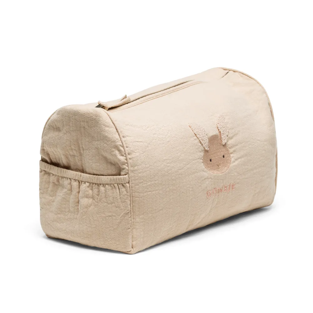 Donsje - Kosmetiktasche "Tebbe Washbag Fluffy Bunny" | vintage rose
