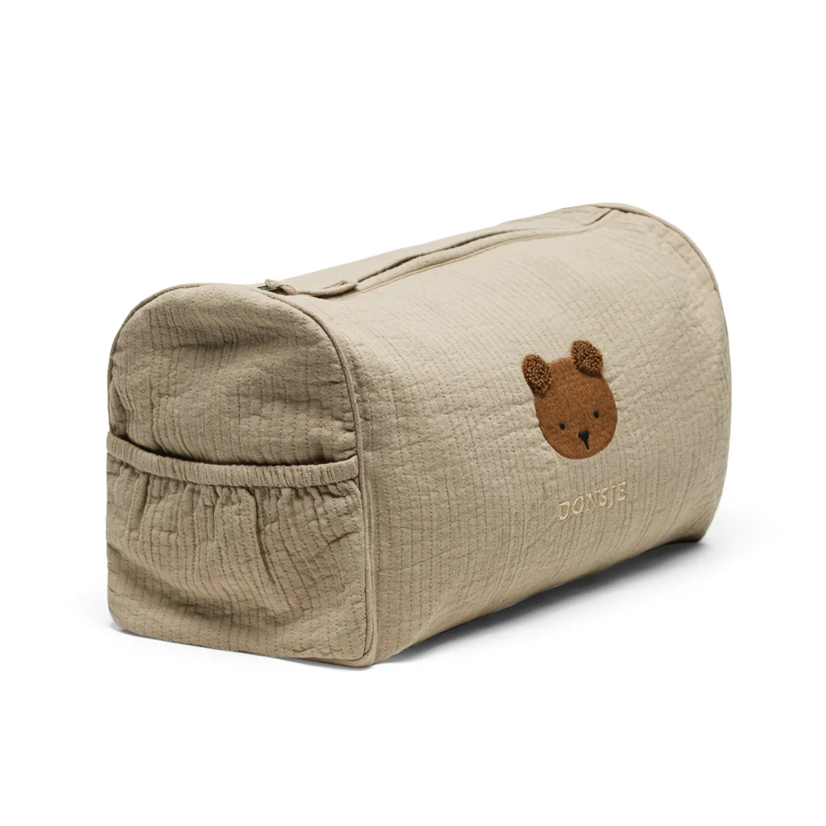 Donsje - Kosmetiktasche "Tebbe Washbag Bear" | taupe