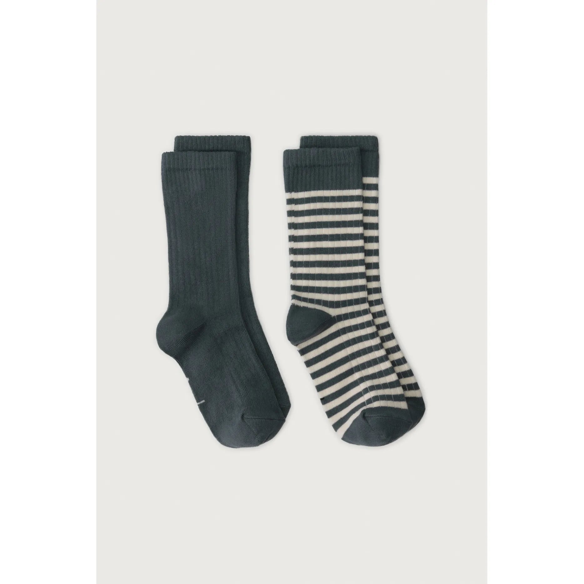 Gray Label - Socken "Ribbed Socks GOTS | 2-pack" | verschiedene Farben Label - Socken Ribbed Socks GOTS, 2er-Pack | Bio-Baumwolle Rippstrick Komfortsocken