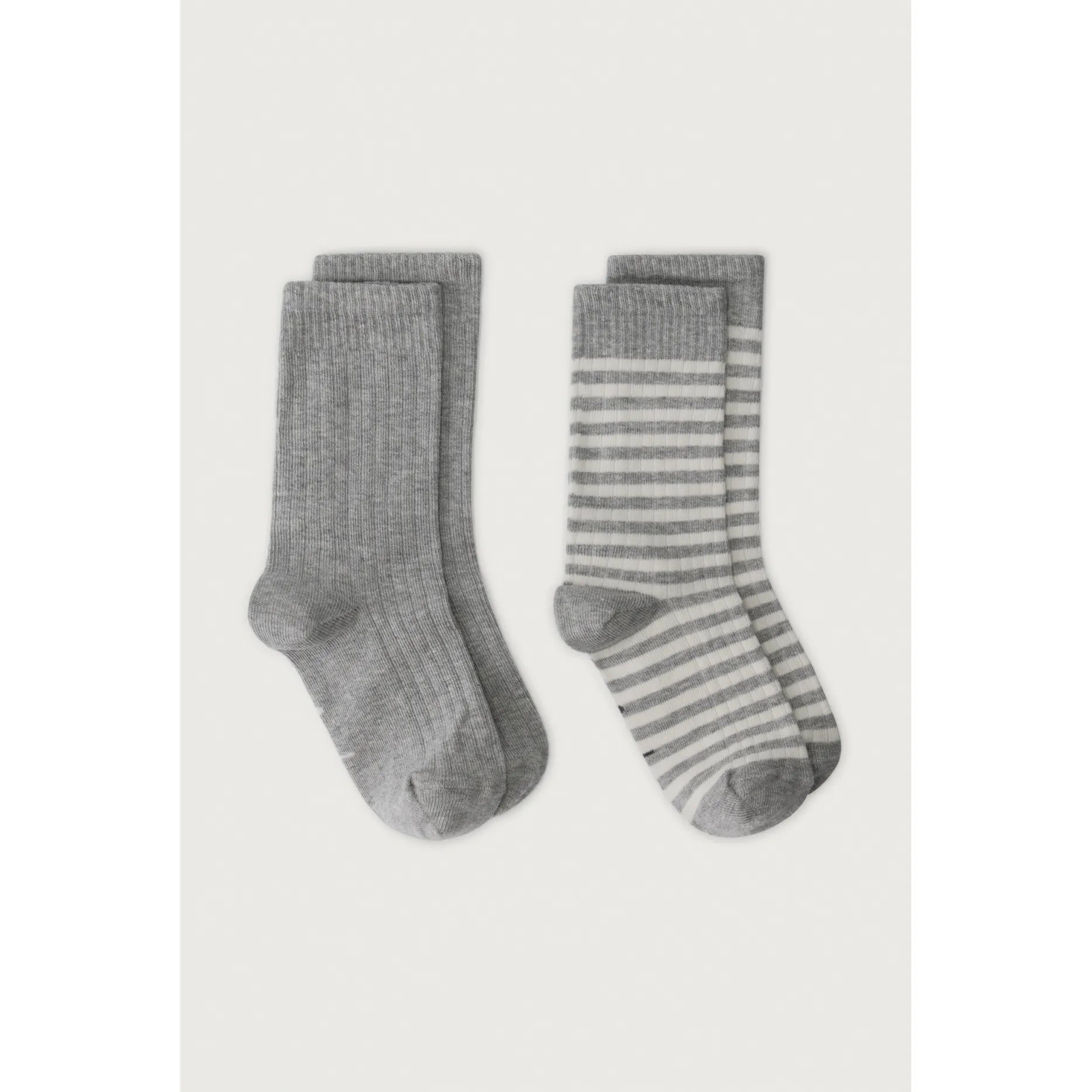 Gray Label - Socken "Ribbed Socks GOTS | 2-pack" | verschiedene Farben Label - Socken Ribbed Socks GOTS, 2er-Pack | Bio-Baumwolle Rippstrick Komfortsocken