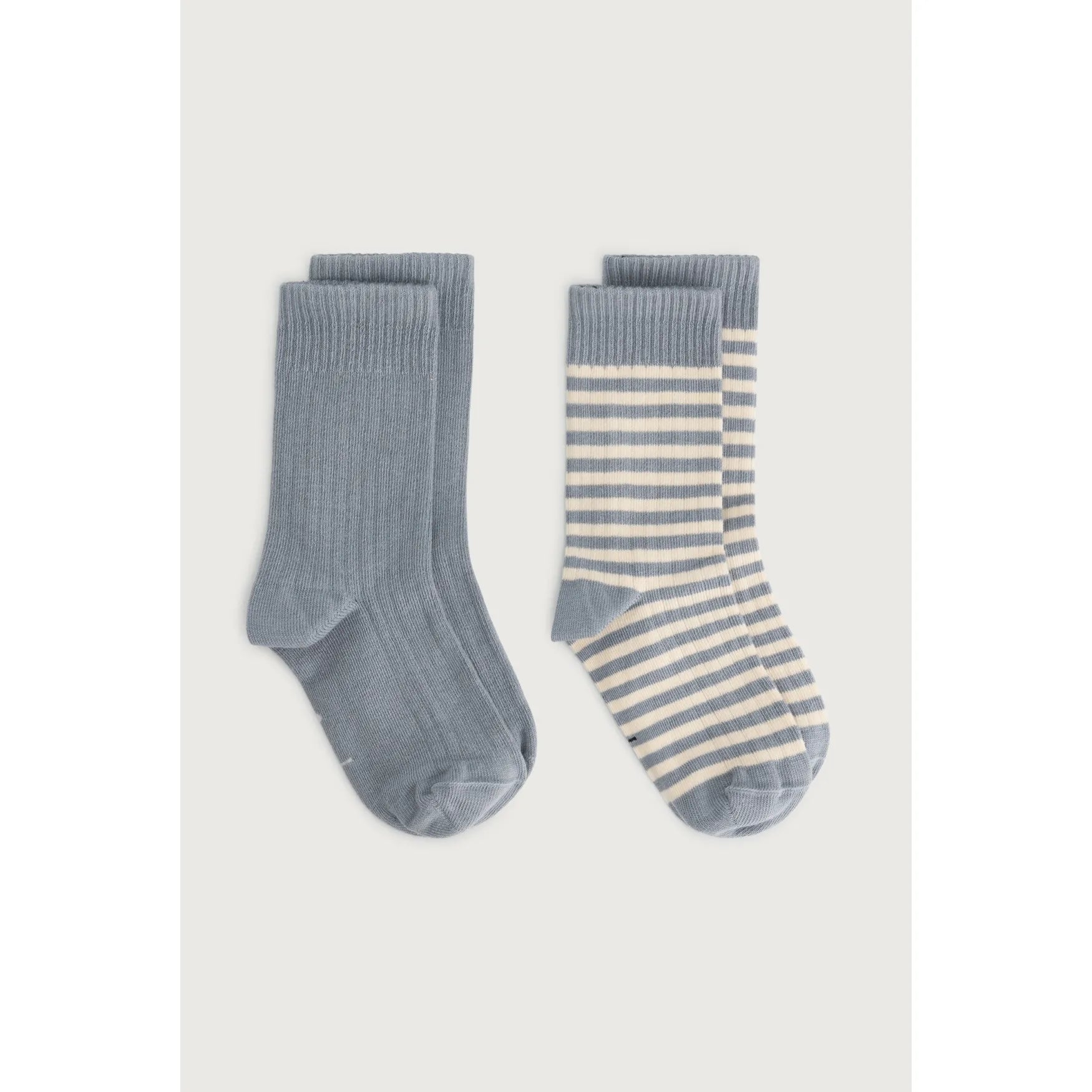 Gray Label - Socken "Ribbed Socks GOTS | 2-pack" | verschiedene Farben Label - Socken Ribbed Socks GOTS, 2er-Pack | Bio-Baumwolle Rippstrick Komfortsocken