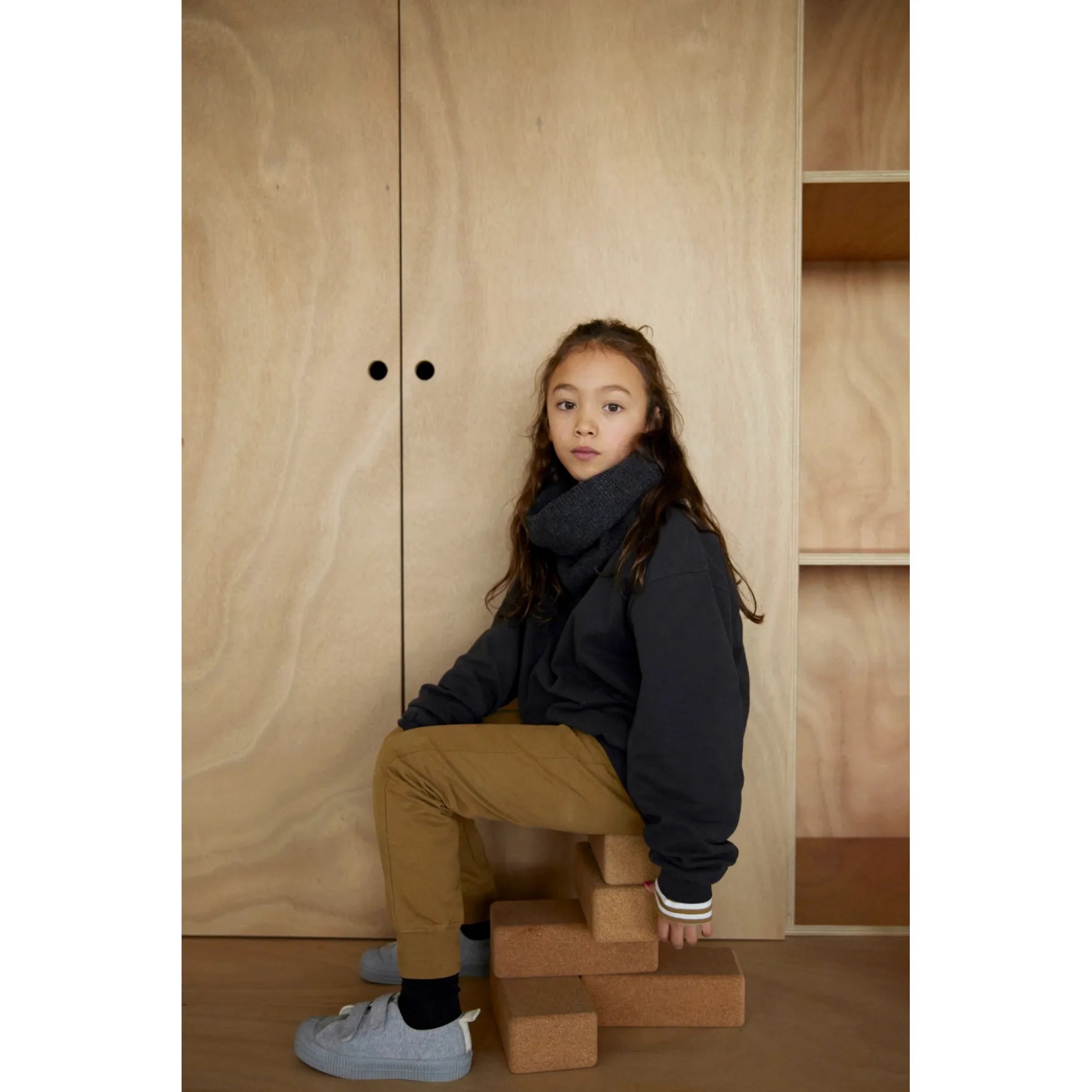 Gray Label - Rundhalsschal "Knitted Endless Scarf RWS"
