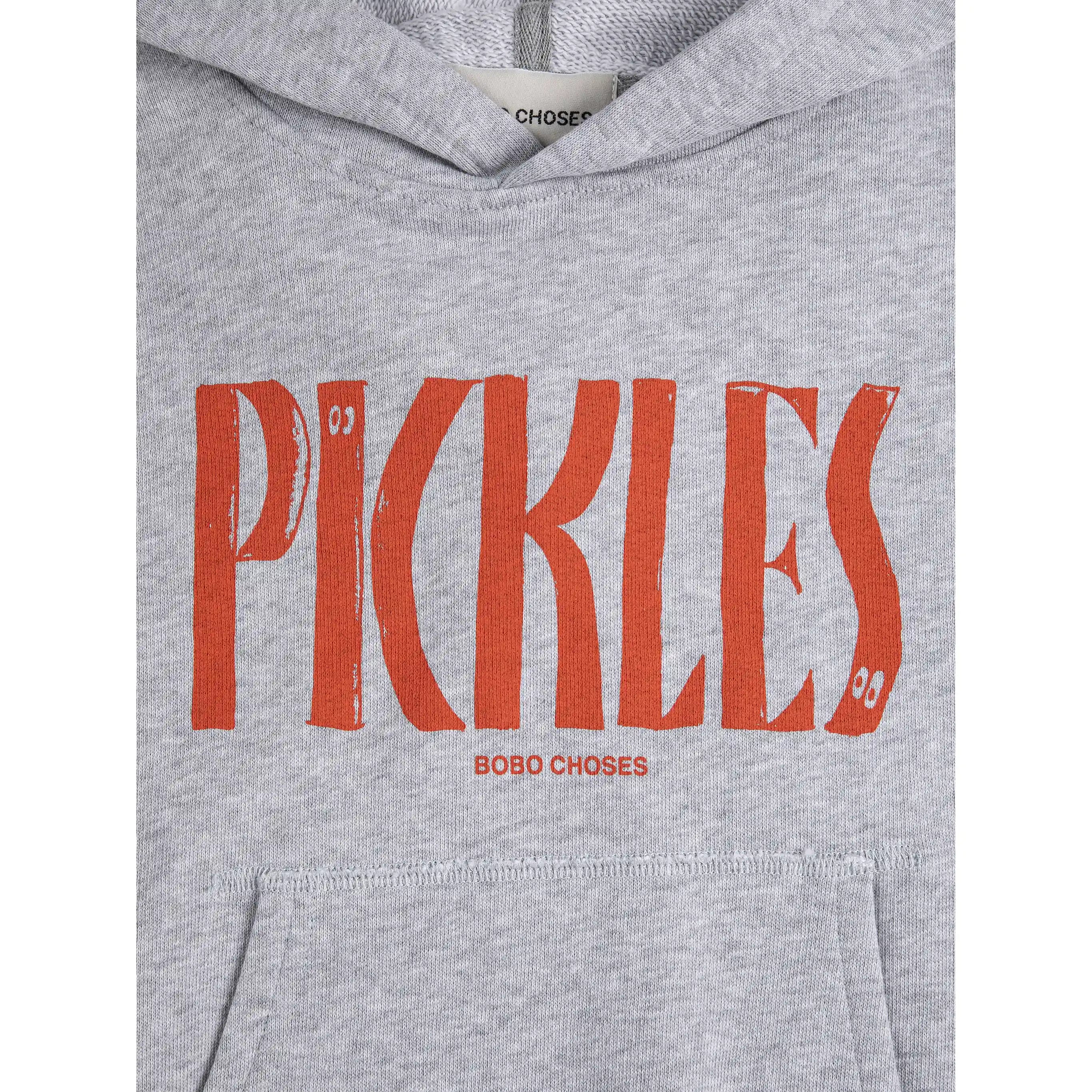 Bobo Choses - Hoodie "Spicy Pickles hoodie" | years pants heather grey