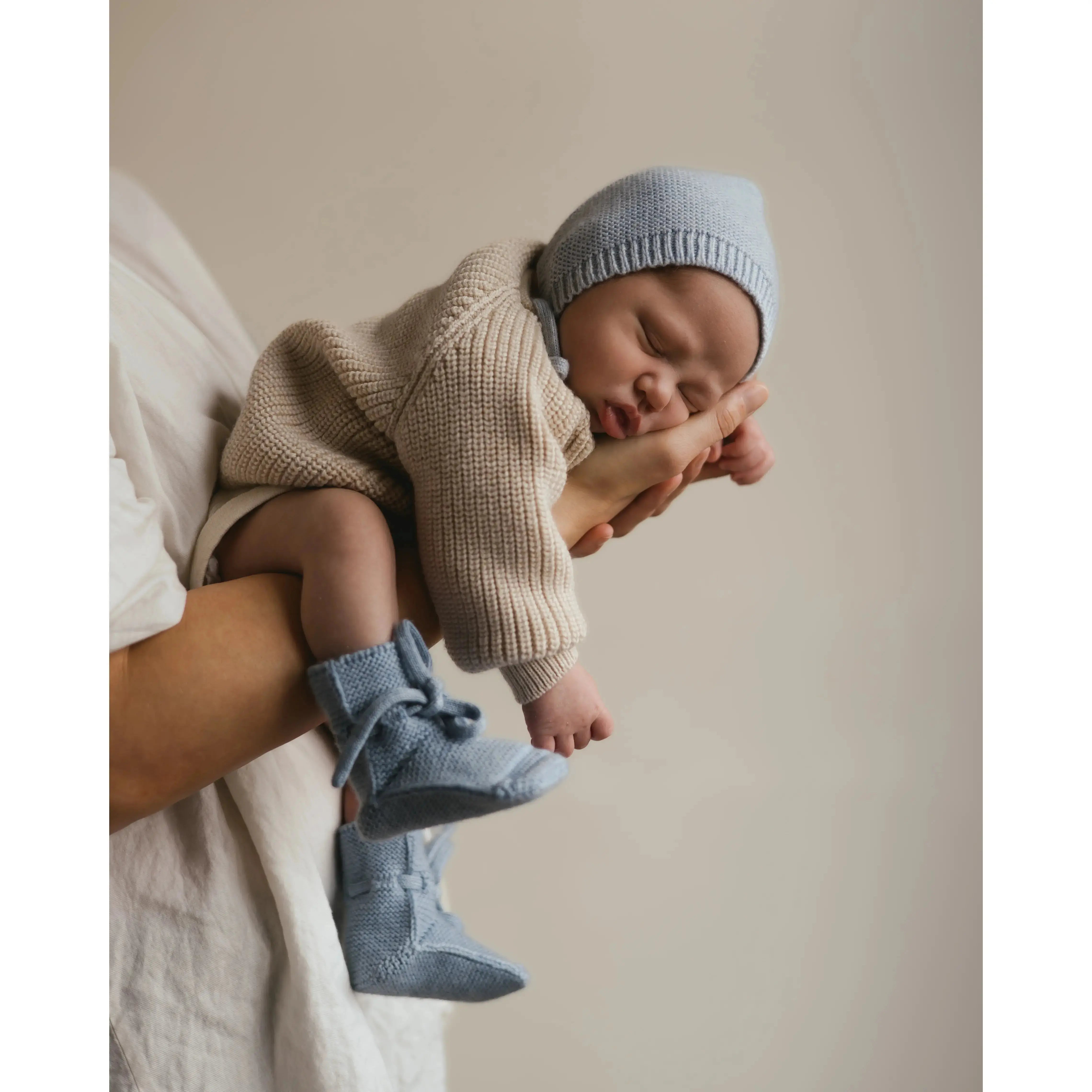 Hvid - Mütze für Neugeborene "Bonnet Dolly | Newborn"