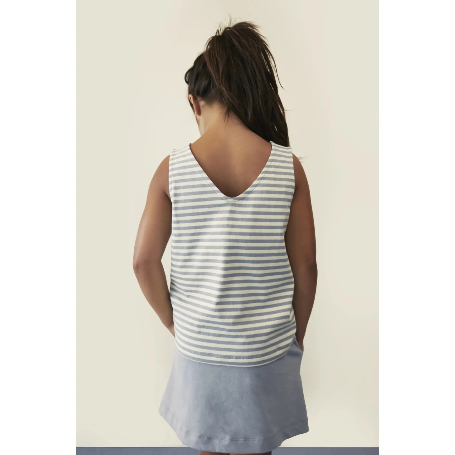 Gray Label - Rock "Skirt with Buttons GOTS" | stone gray