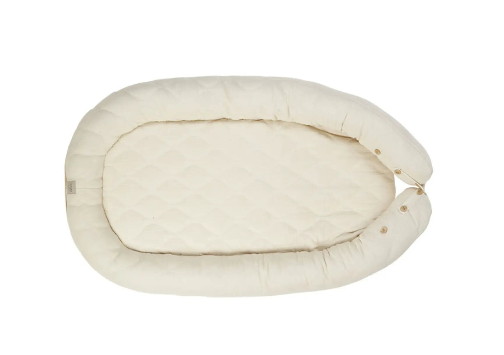 Nanami - Babynest "Babynest I Cotton Wave Stepped" | latte