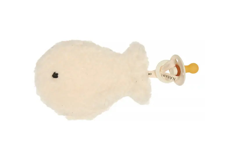 Nanami - Pacifier Cloth "Polar Bear" | white