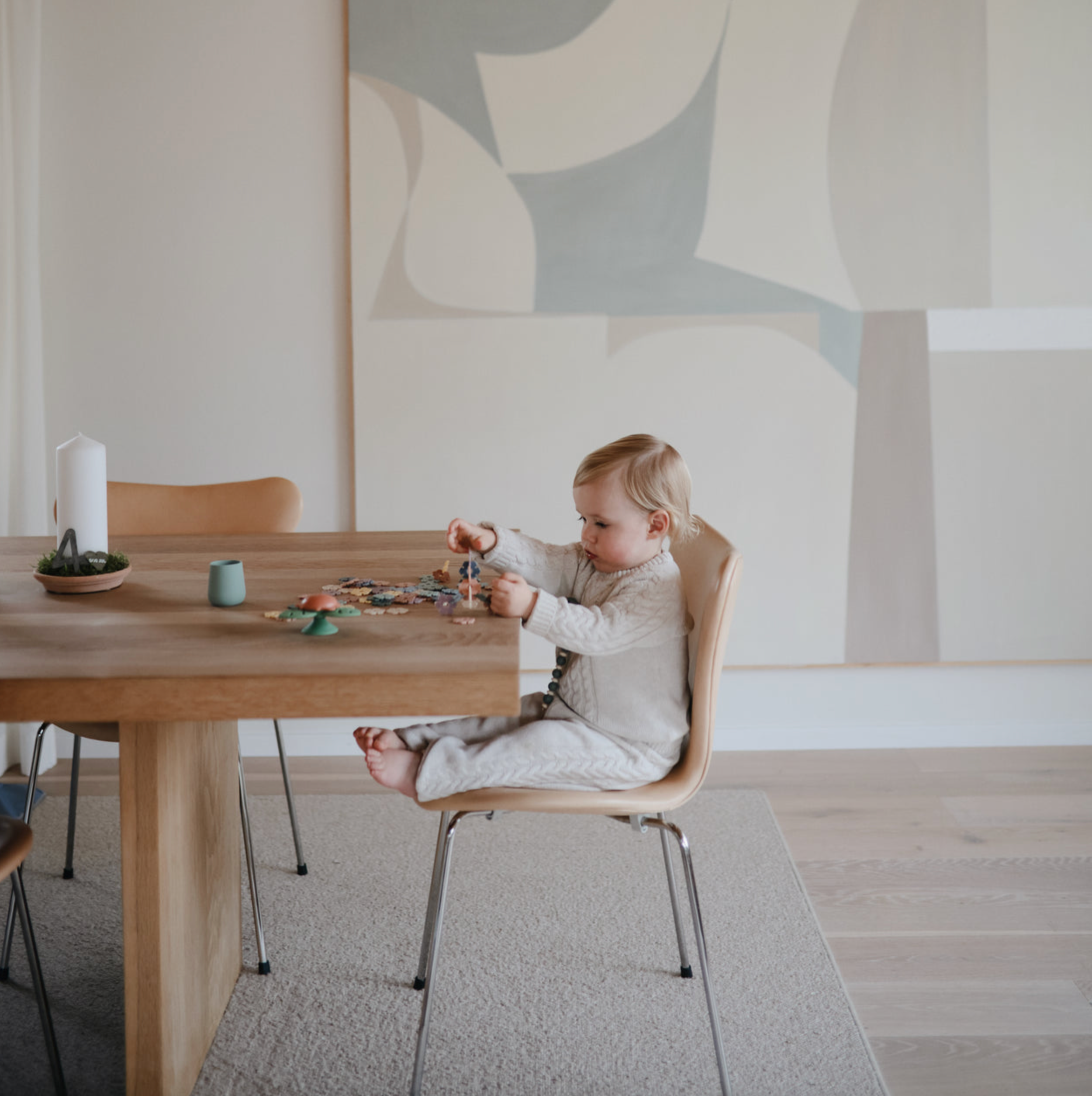 Mushie - Hexagon Connect Spielzeugset "Mushie HEX Connect Building Toy Set"