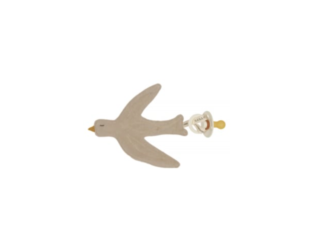 Nanami - Schnullertuch "Bird" | natur