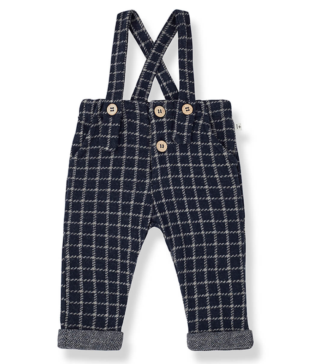 1 + in the Family - Pants with Suspenders "Hendrick" | taupe