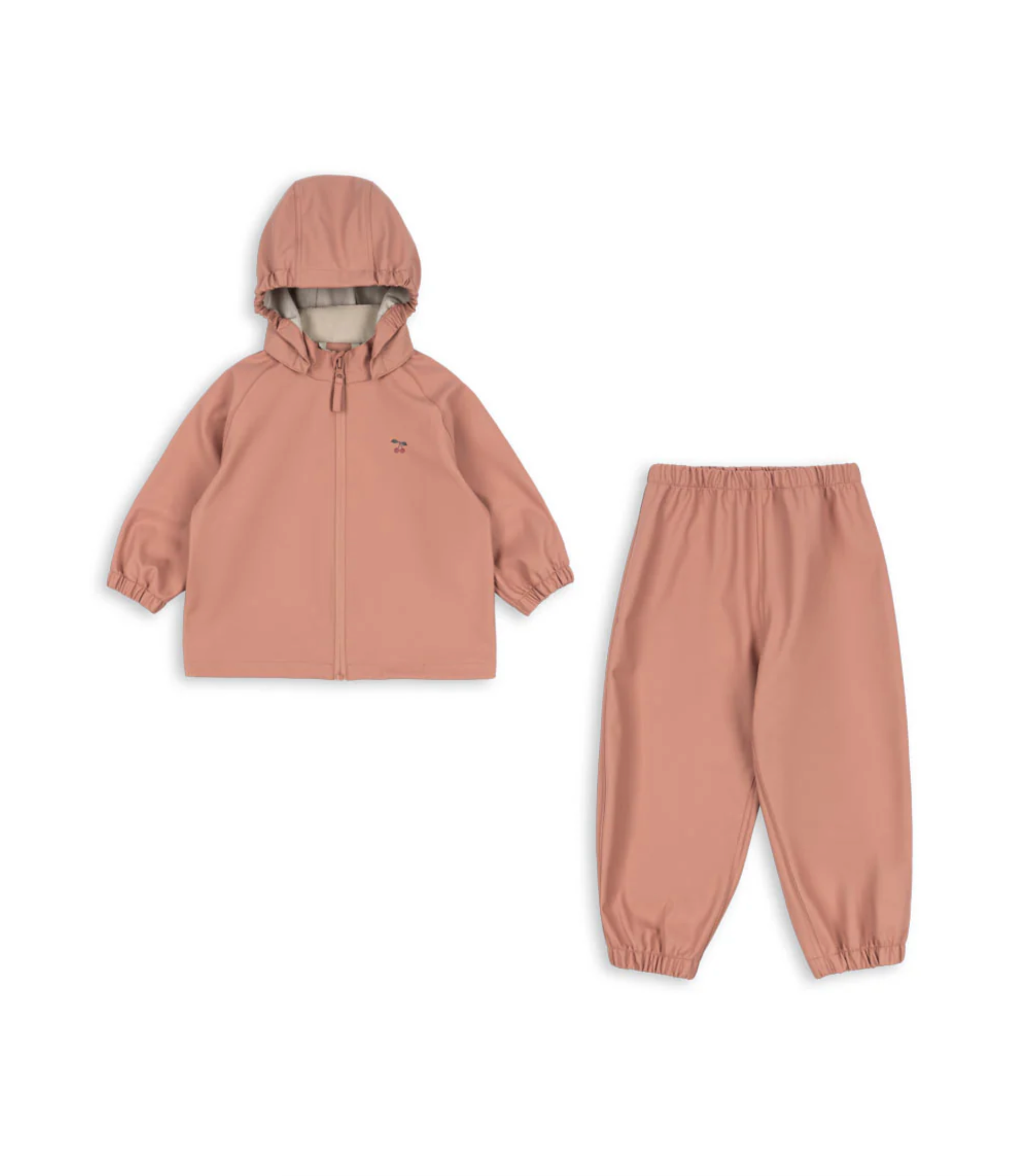 Konges Sløjd - Regenkleidung "RAINY PALME SET" | cameo brown