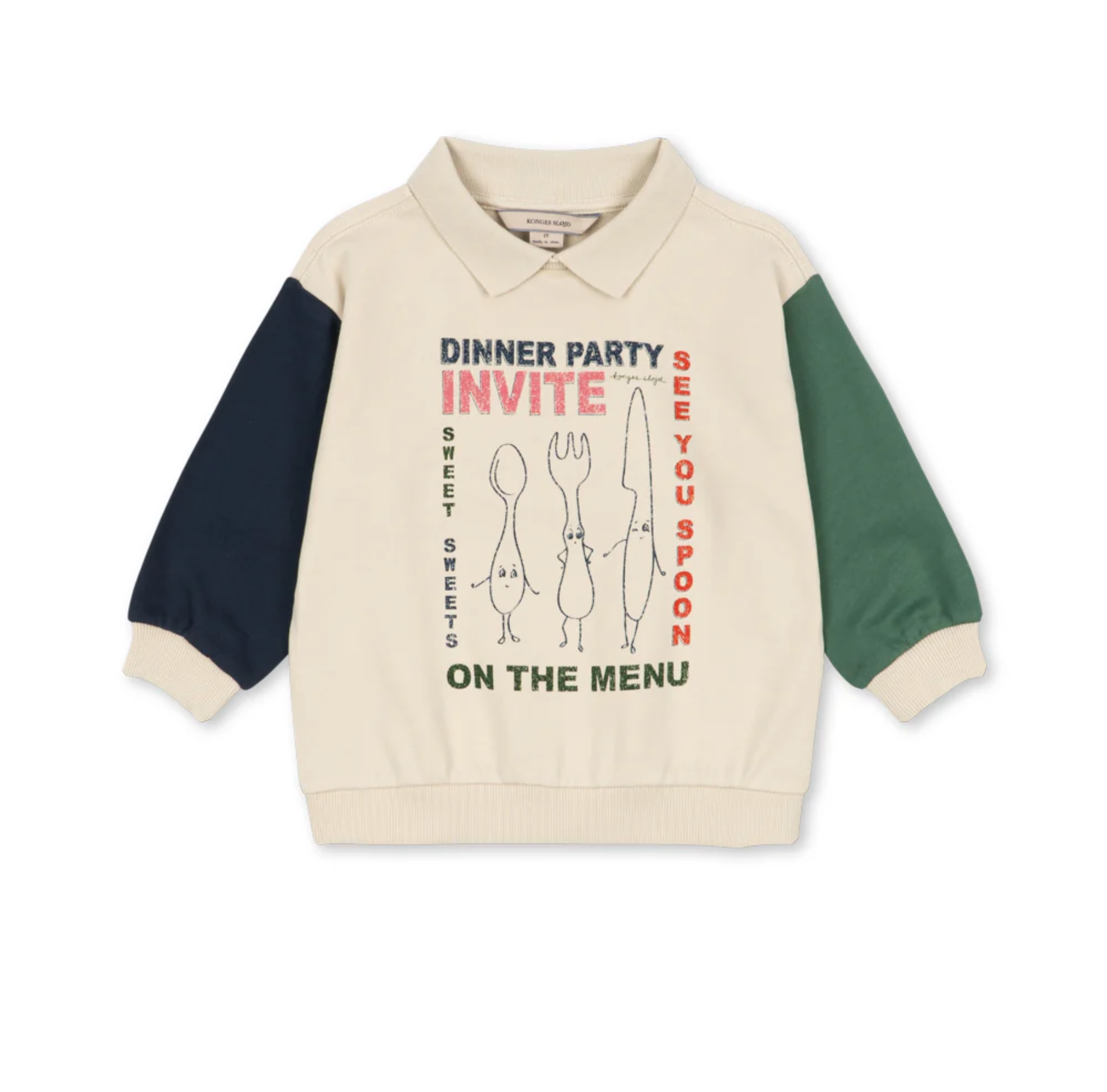 Konges Sløjd - Langarmshirt "SPOTTY LS POLO GOTS" | multi color