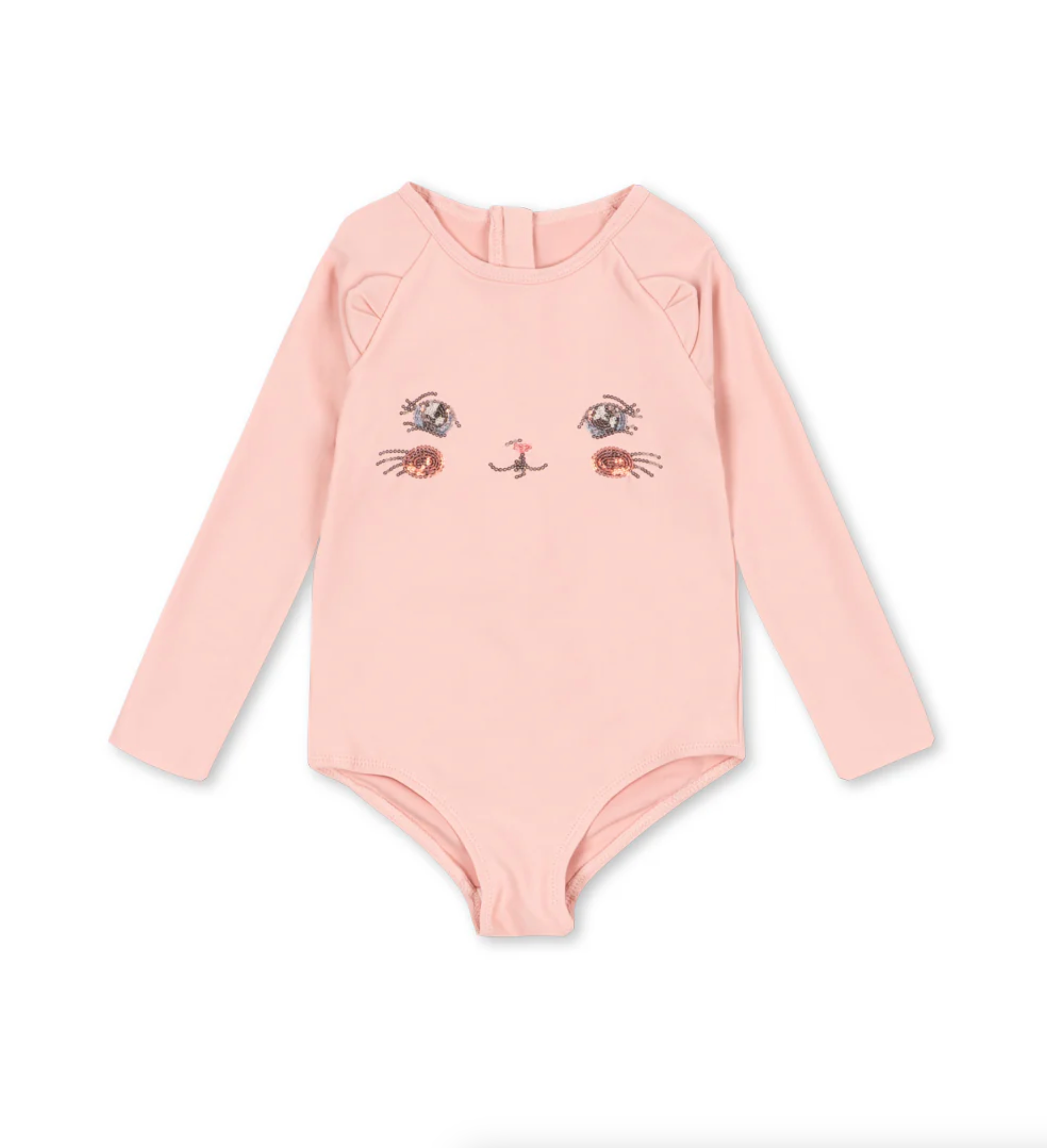 Konges Sløjd - Badeanzug "KITTY LS SWIMSUIT GRS" | powder pink