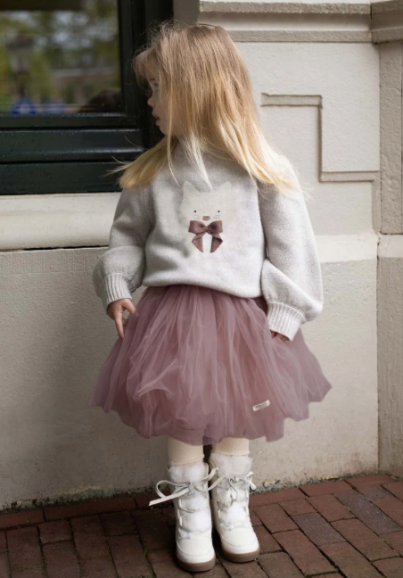 Donsje Pullover aus Merinowolle - "Denna Merino Wool Sweater Cat" | Ash Rose Melange